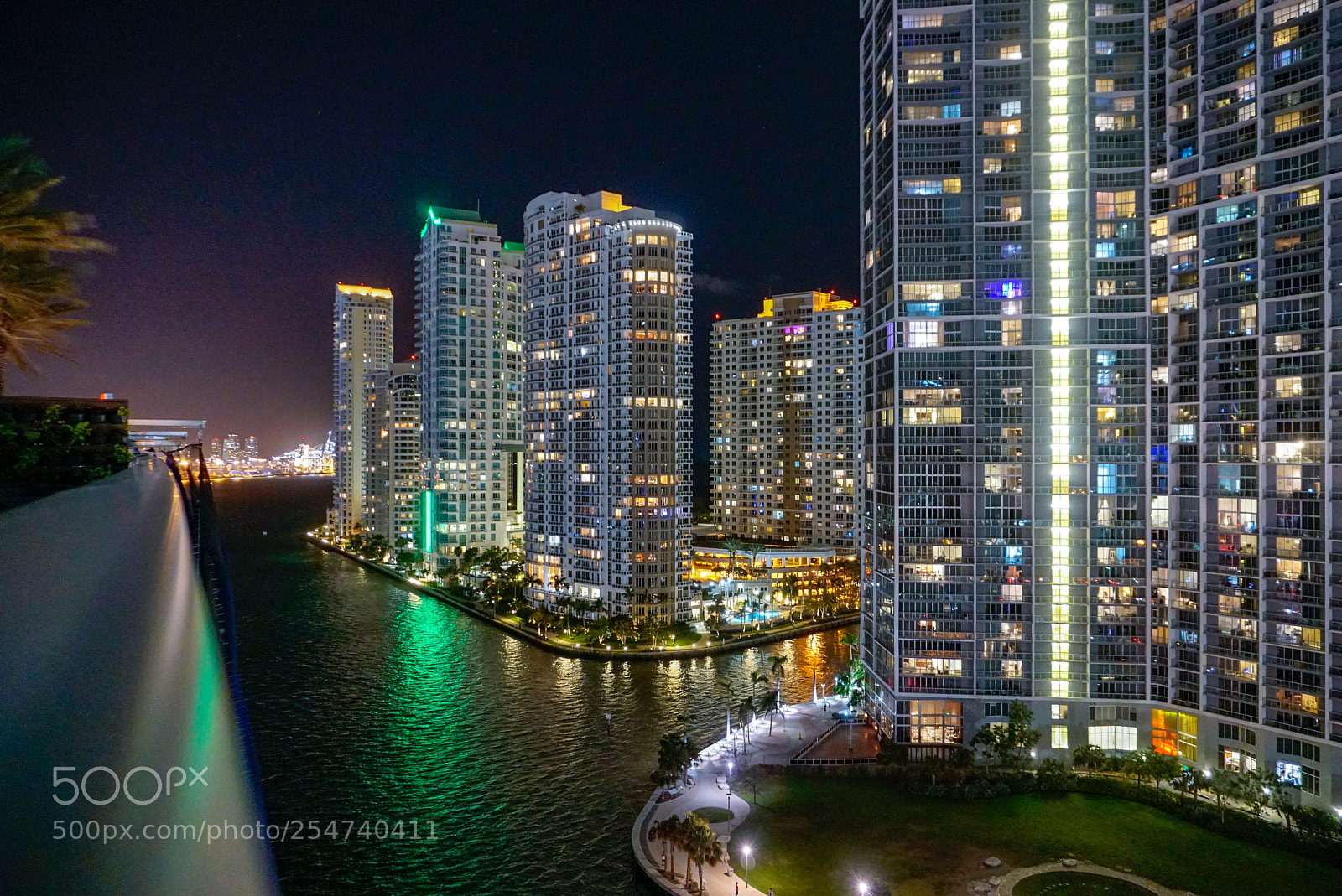 Sony a6300 sample photo. Miami at night photography