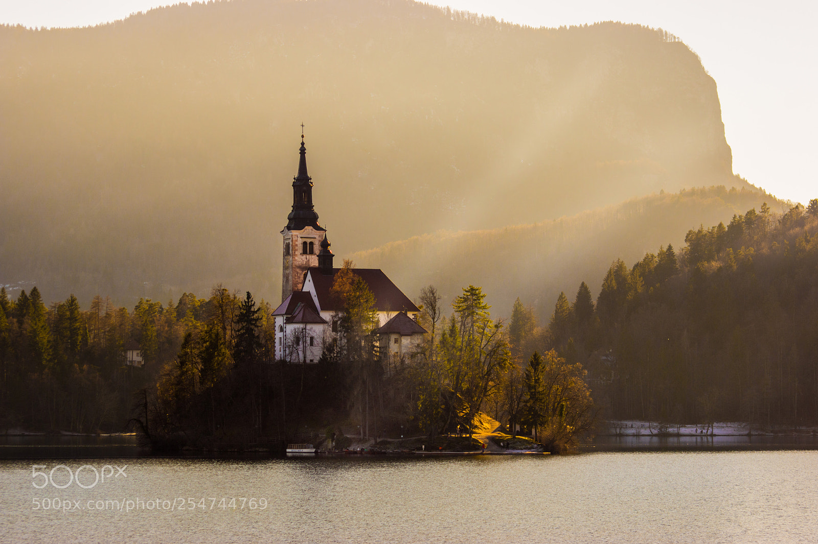 Sony SLT-A65 (SLT-A65V) sample photo. Church lake bled photography
