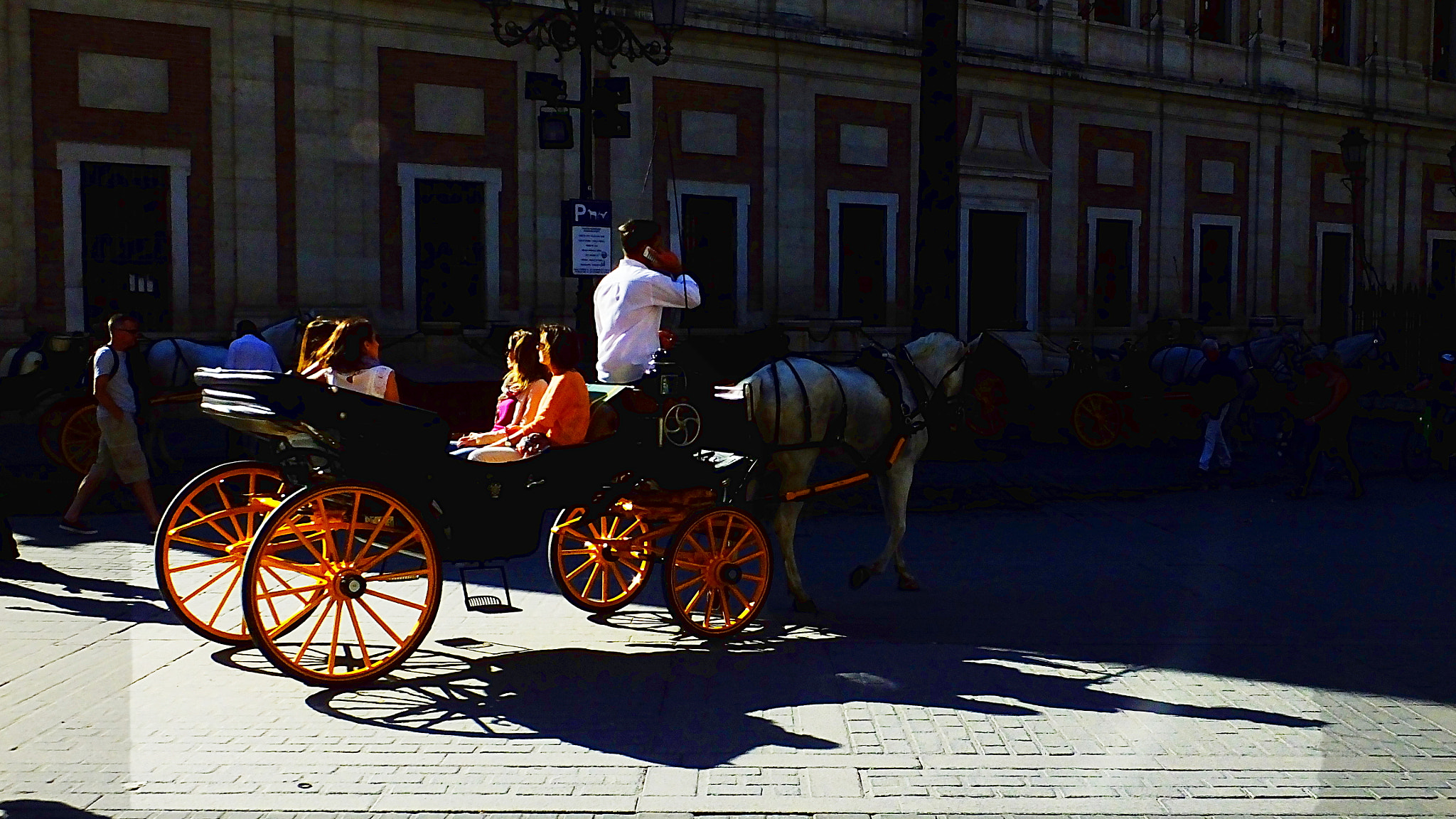 Fujifilm FinePix HS50 EXR sample photo. Carriage ride photography