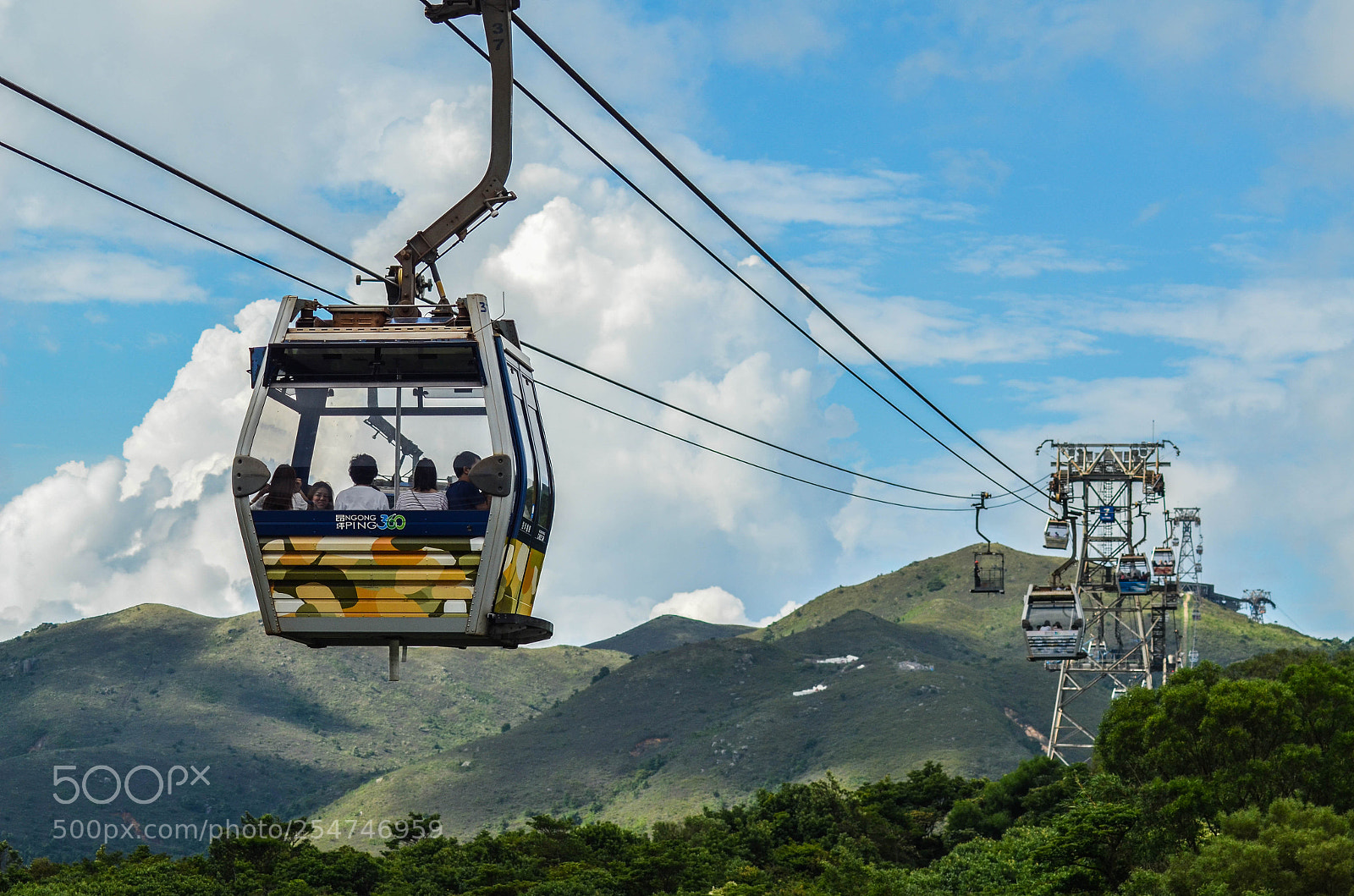 Nikon D7000 sample photo. Cable car photography