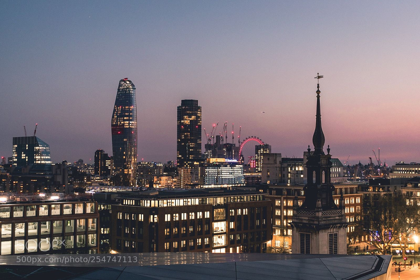Nikon D5300 sample photo. Sunset and city lights photography