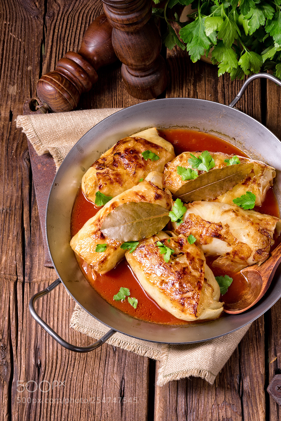 Nikon D810 sample photo. Baked cabbage rolls in photography