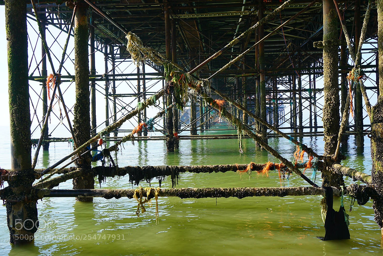 Sony a6000 sample photo. Under the pier photography