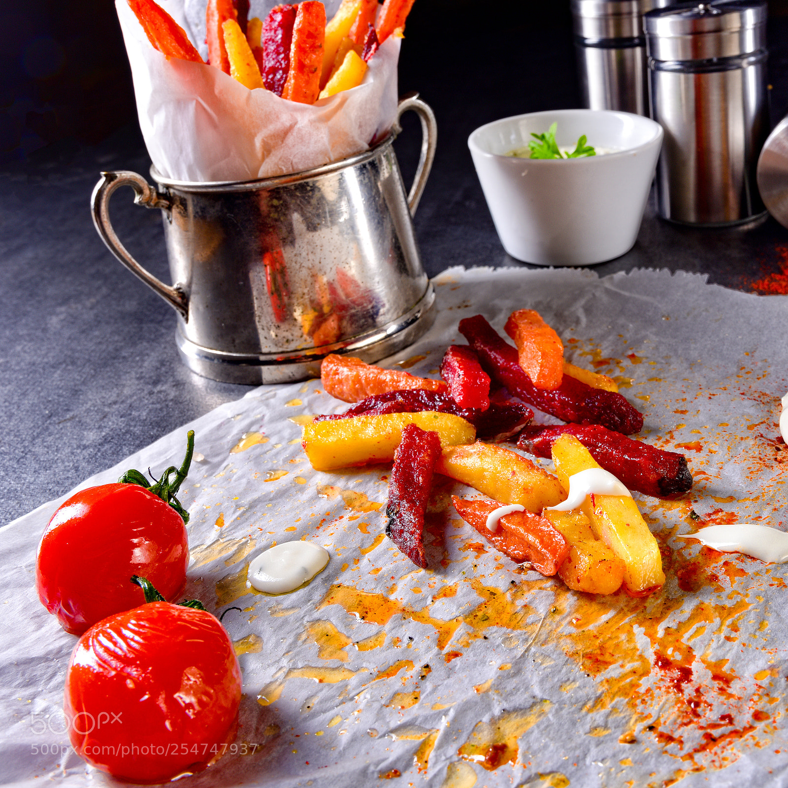 Nikon D810 sample photo. Vegetable french fries with photography