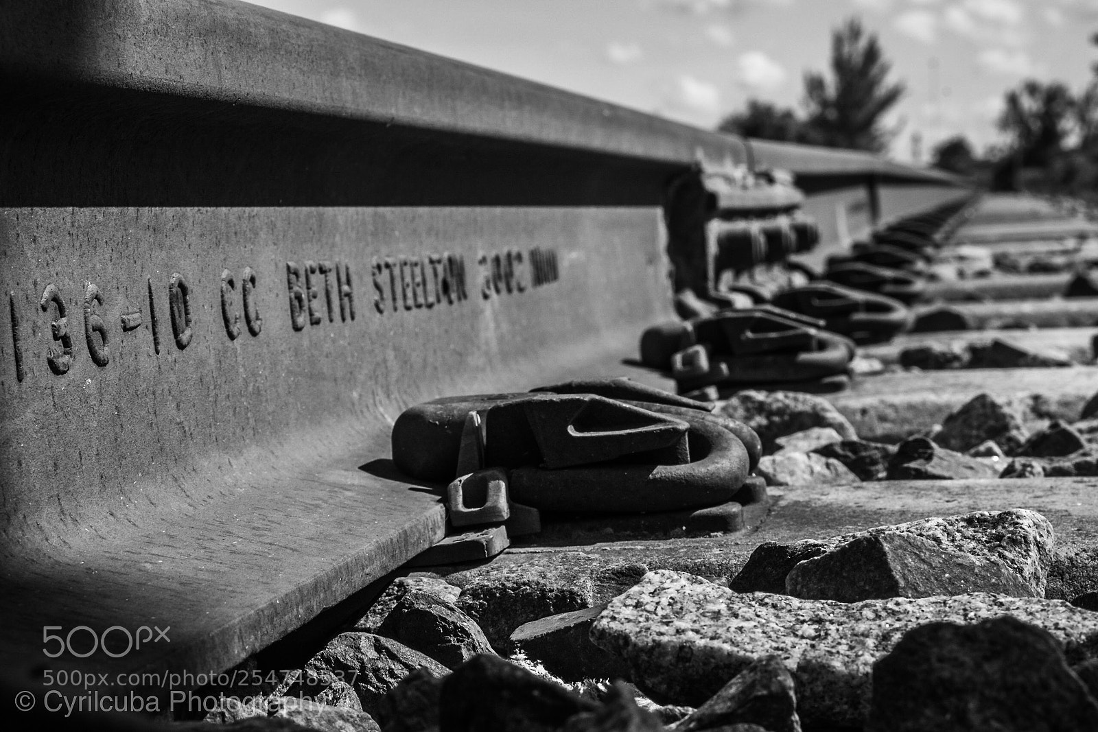 Nikon D5500 sample photo. Rail road  photography