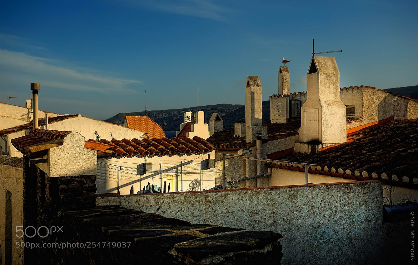 Sony a6000 sample photo. Chimneys. cadaqués. 2018 photography