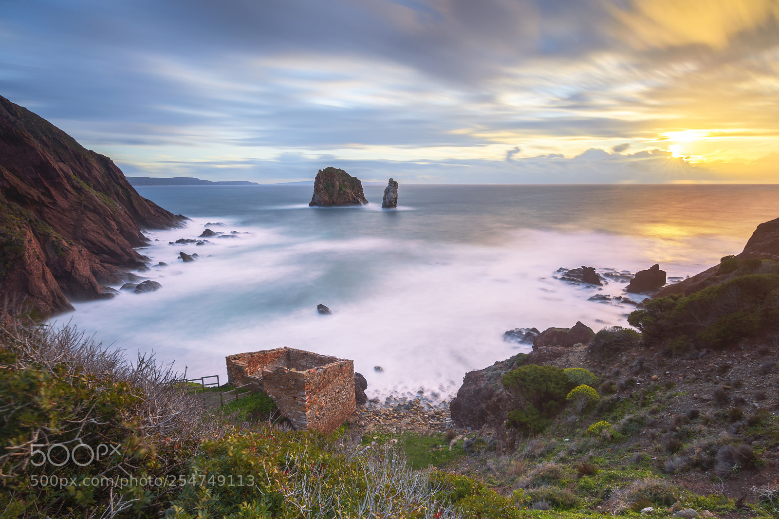 Nikon D5200 sample photo. Sardinian stacks photography