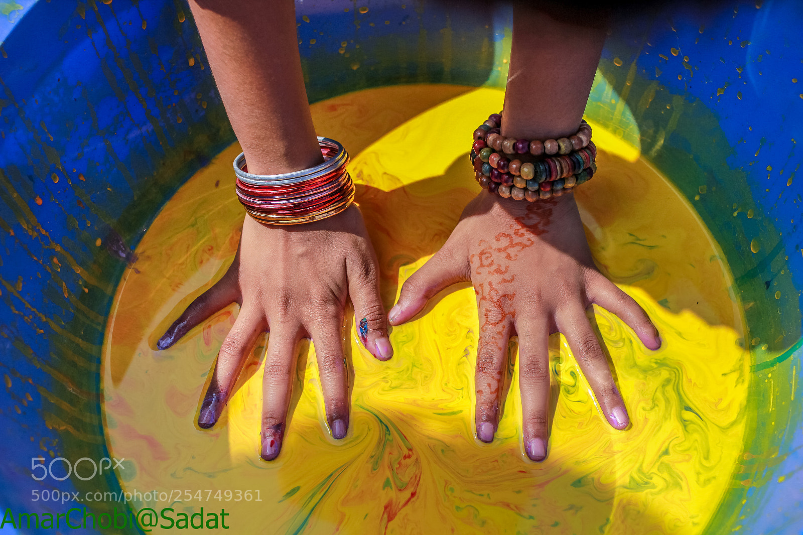 Canon EOS 60D sample photo. The hand of colors photography