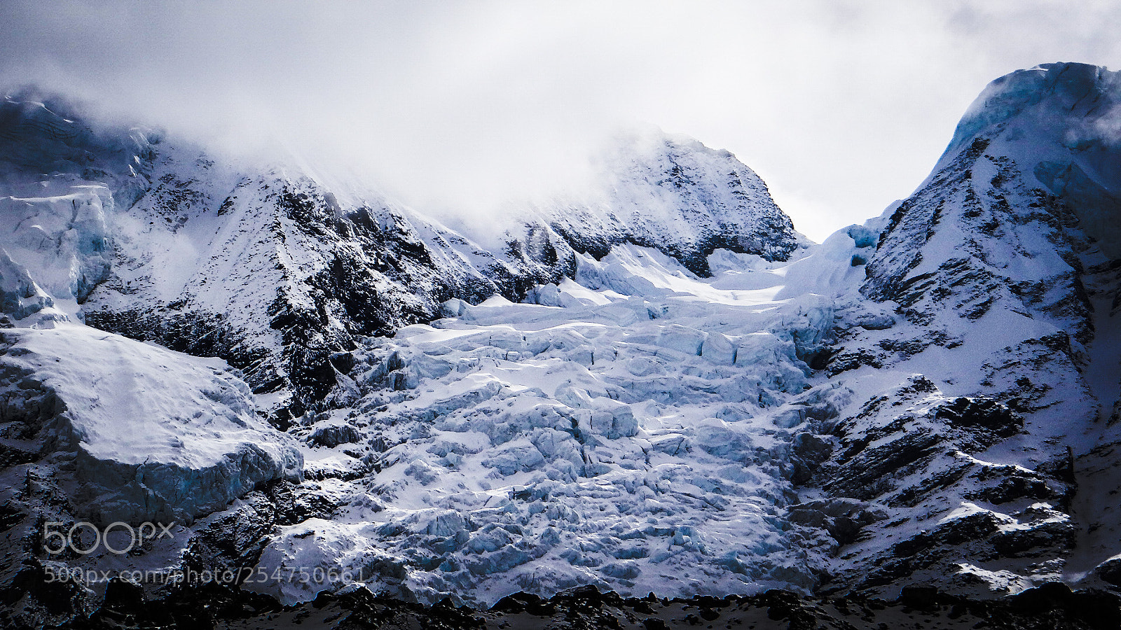 Sony DSC-HX200V sample photo. Pandim icefall visible blue photography