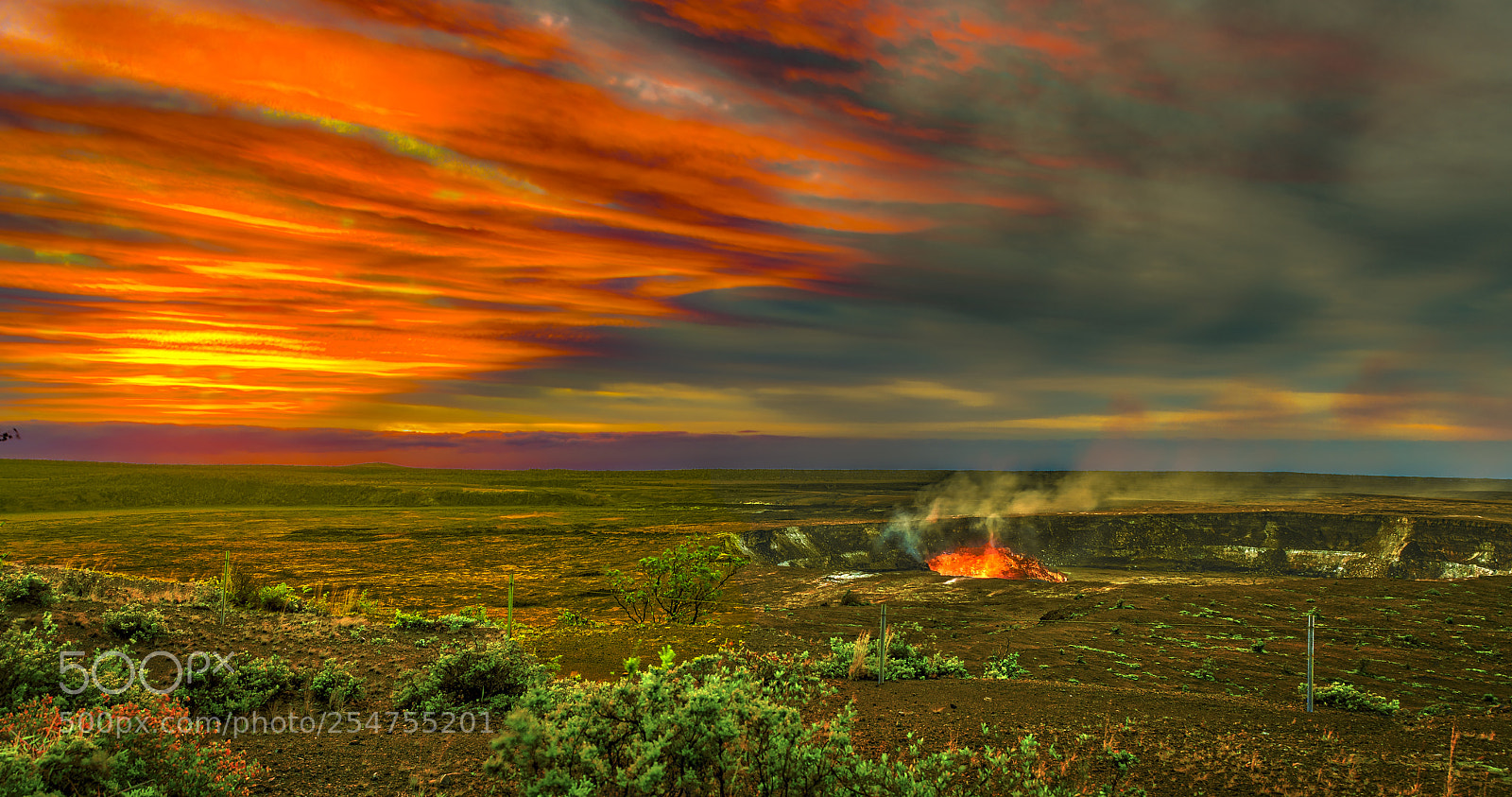 Nikon D850 sample photo. Kīlauea sunrise photography