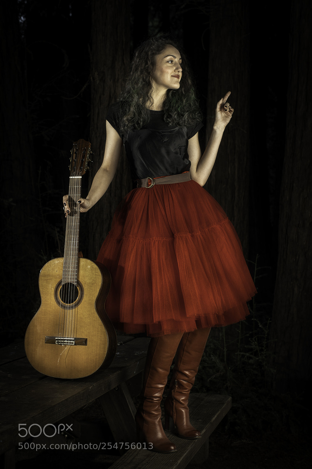 Canon EOS 5D Mark IV sample photo. Girl with guitar photography