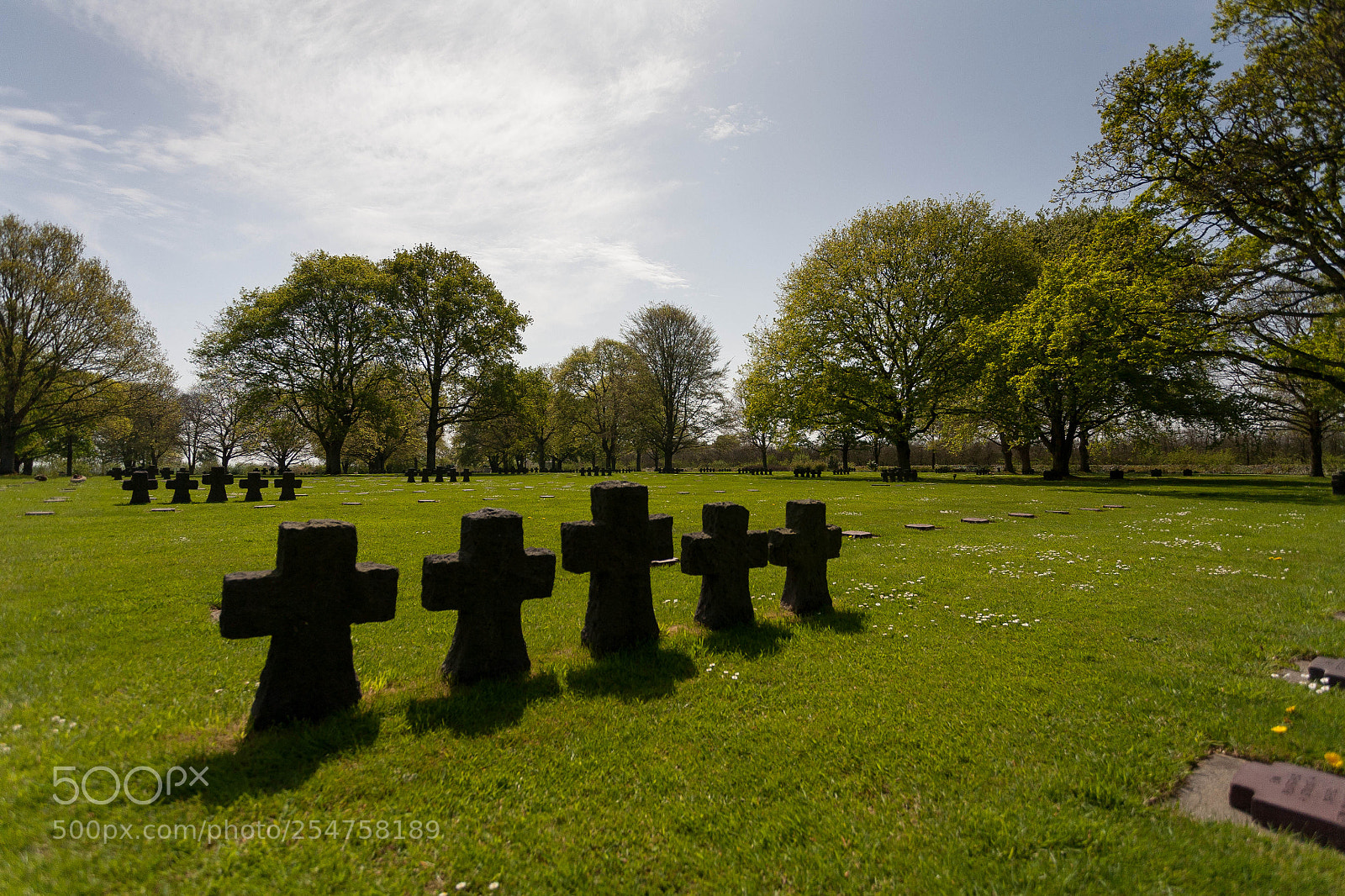 Canon EOS 5D sample photo. German graves wordwar ii photography