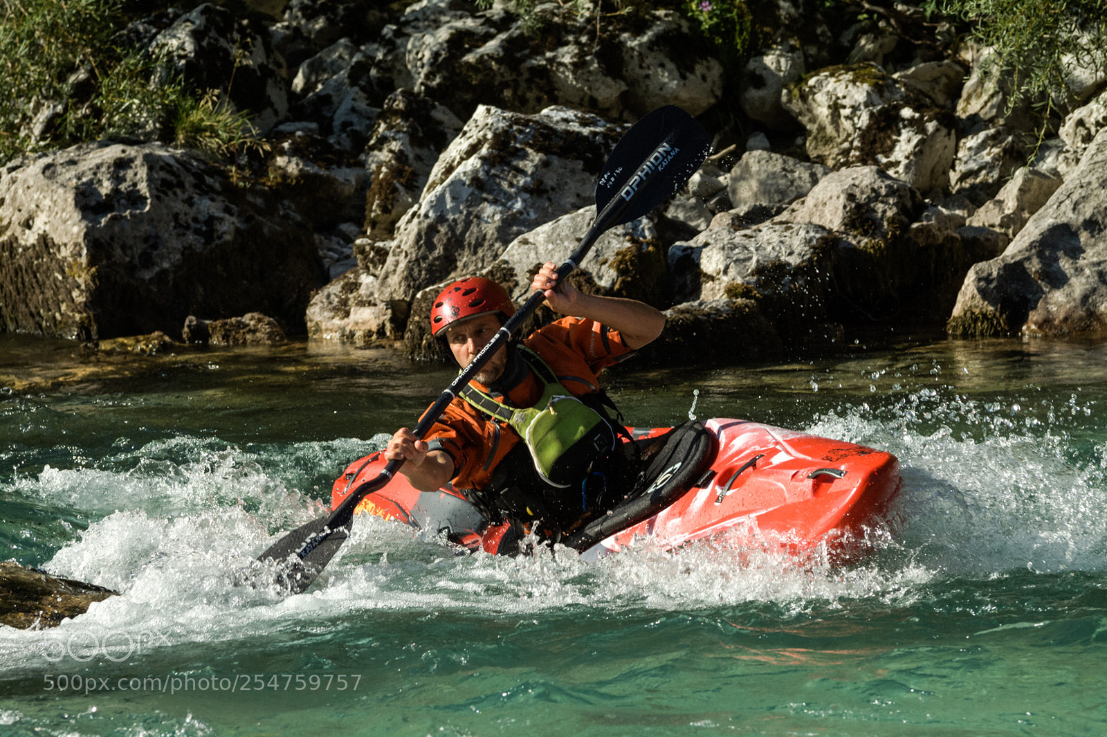 Canon EOS 50D sample photo. Soča rider photography