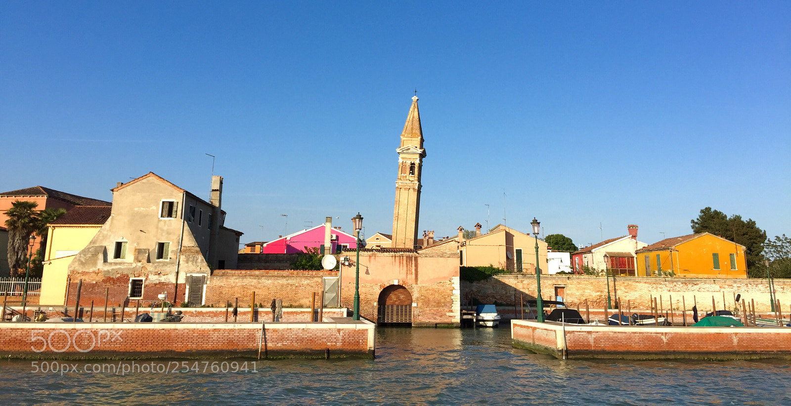 Apple iPhone 6 sample photo. Burano campanile photography