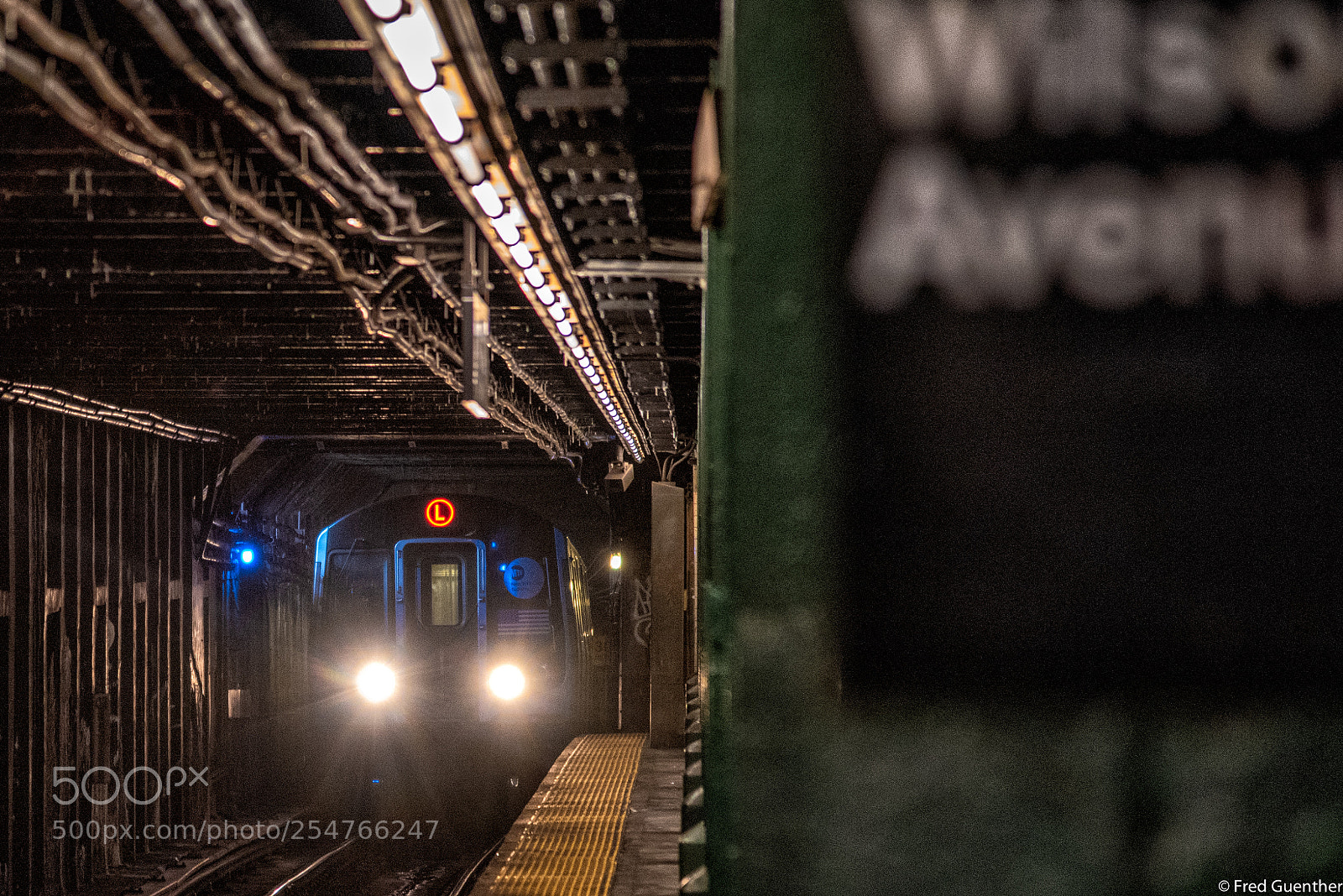 Nikon D810 sample photo. Train arrives at wilson photography