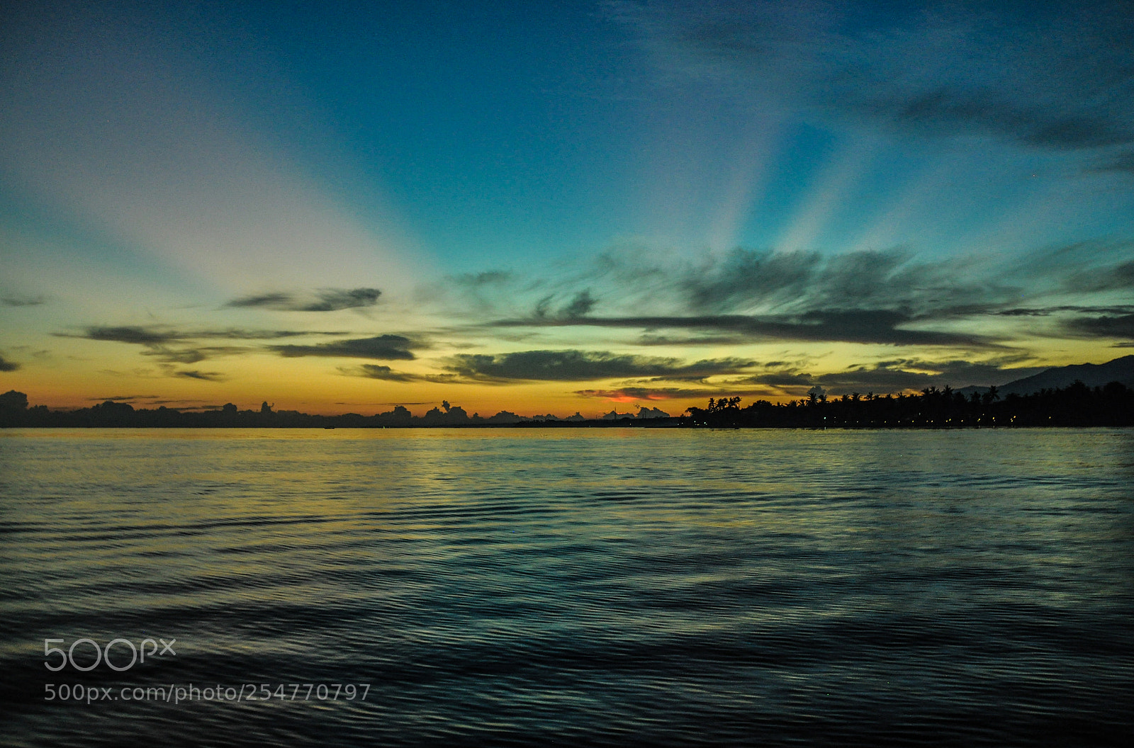 Nikon D90 sample photo. Glowing sunrise in lovina photography