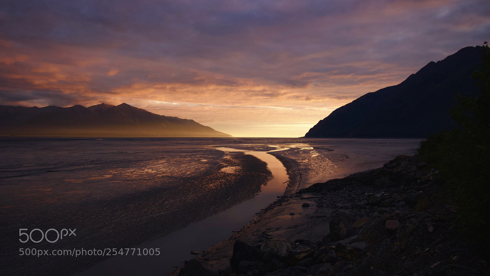 Canon EOS 70D sample photo. Alaska sunset photography