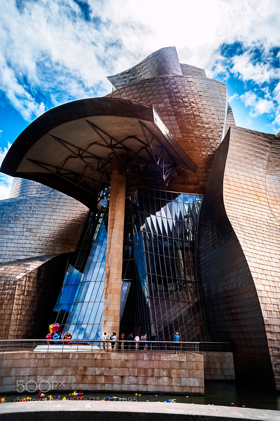 Olympus OM-D E-M5 sample photo. Guggenheim bilbao photography