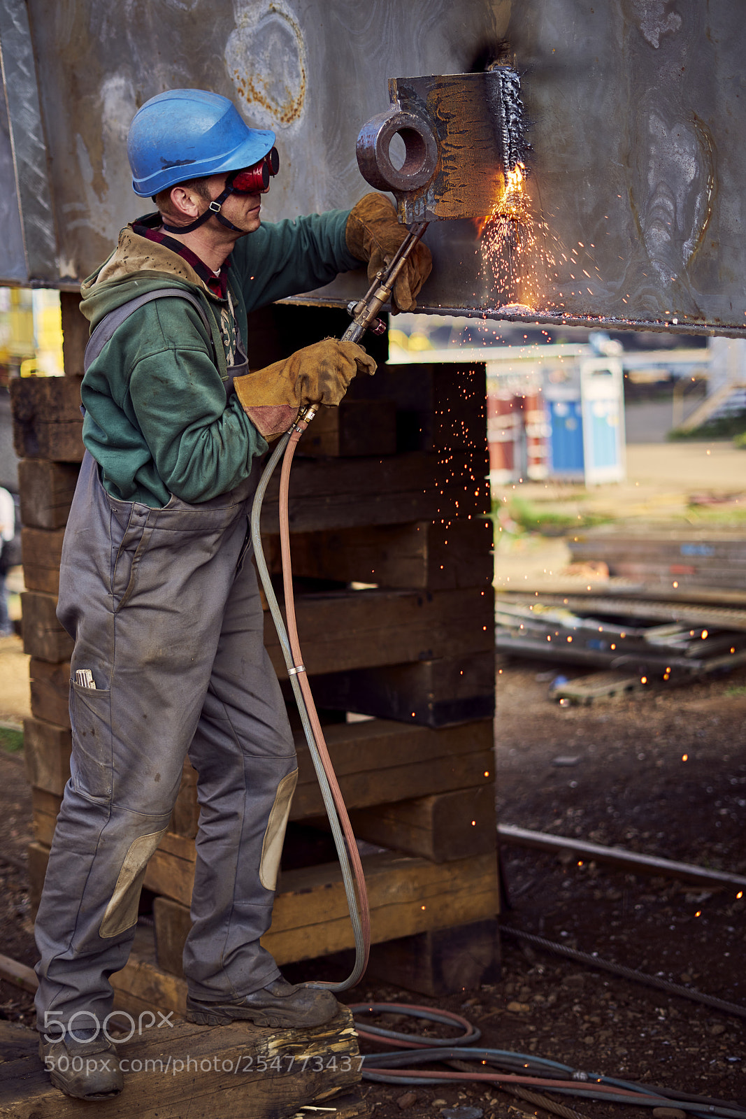 Sony a7R II sample photo. Worker photography