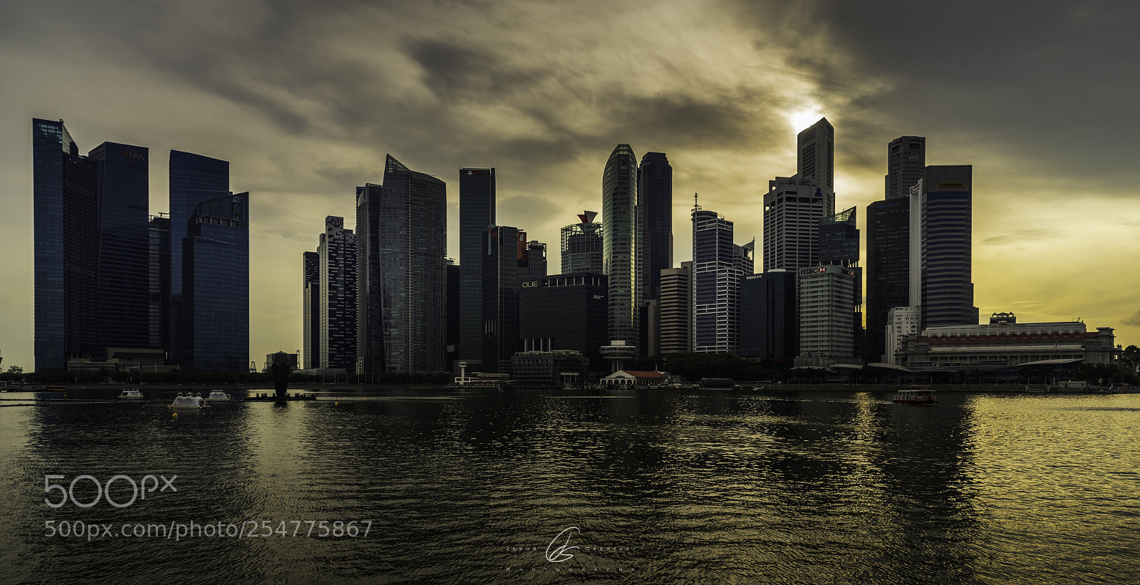Sony a7R sample photo. Singapur skyline photography