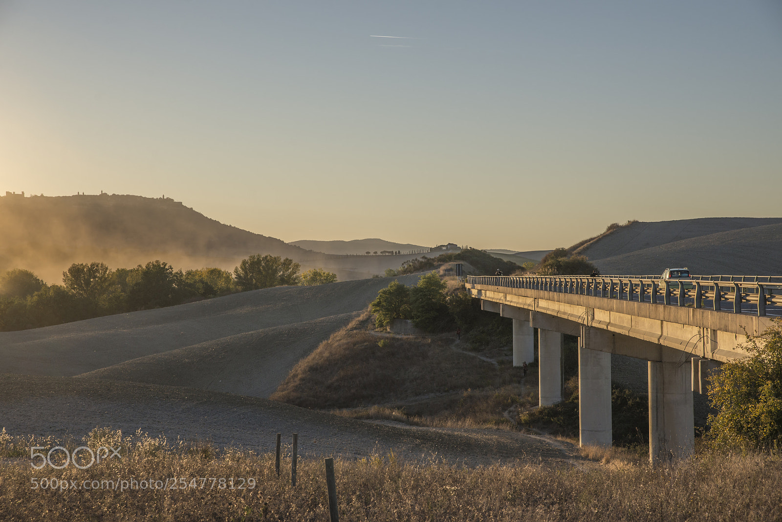 Nikon D610 sample photo. Sunset over a tuscany photography
