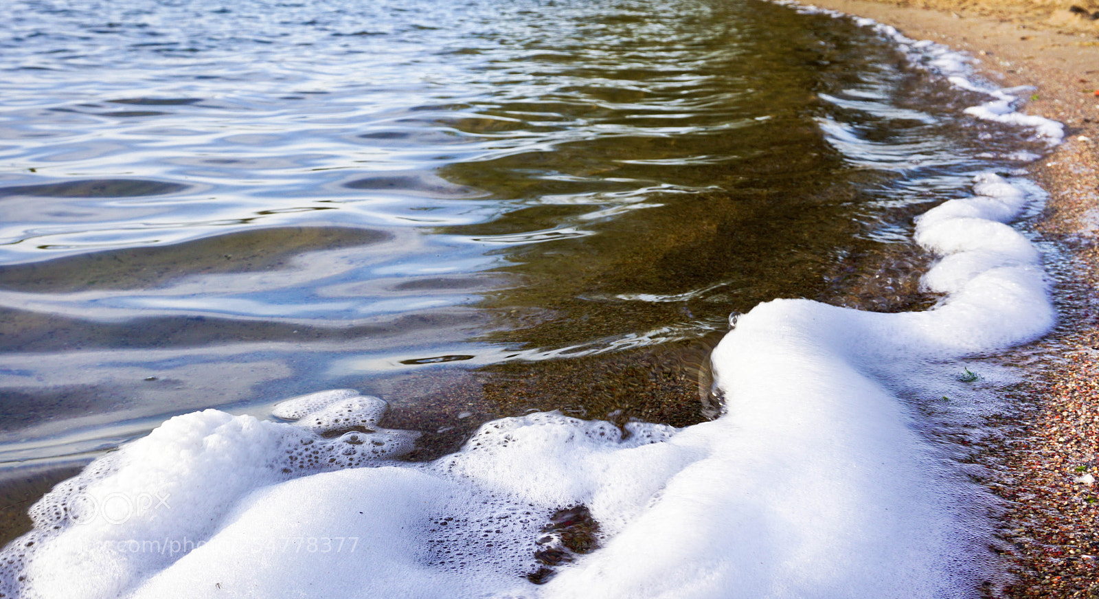 Sony a6000 sample photo. Ukiel lake -foam photography