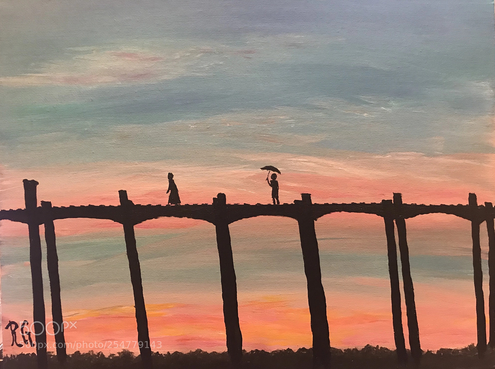 Apple iPhone 7 Plus sample photo. U bein bridge in photography