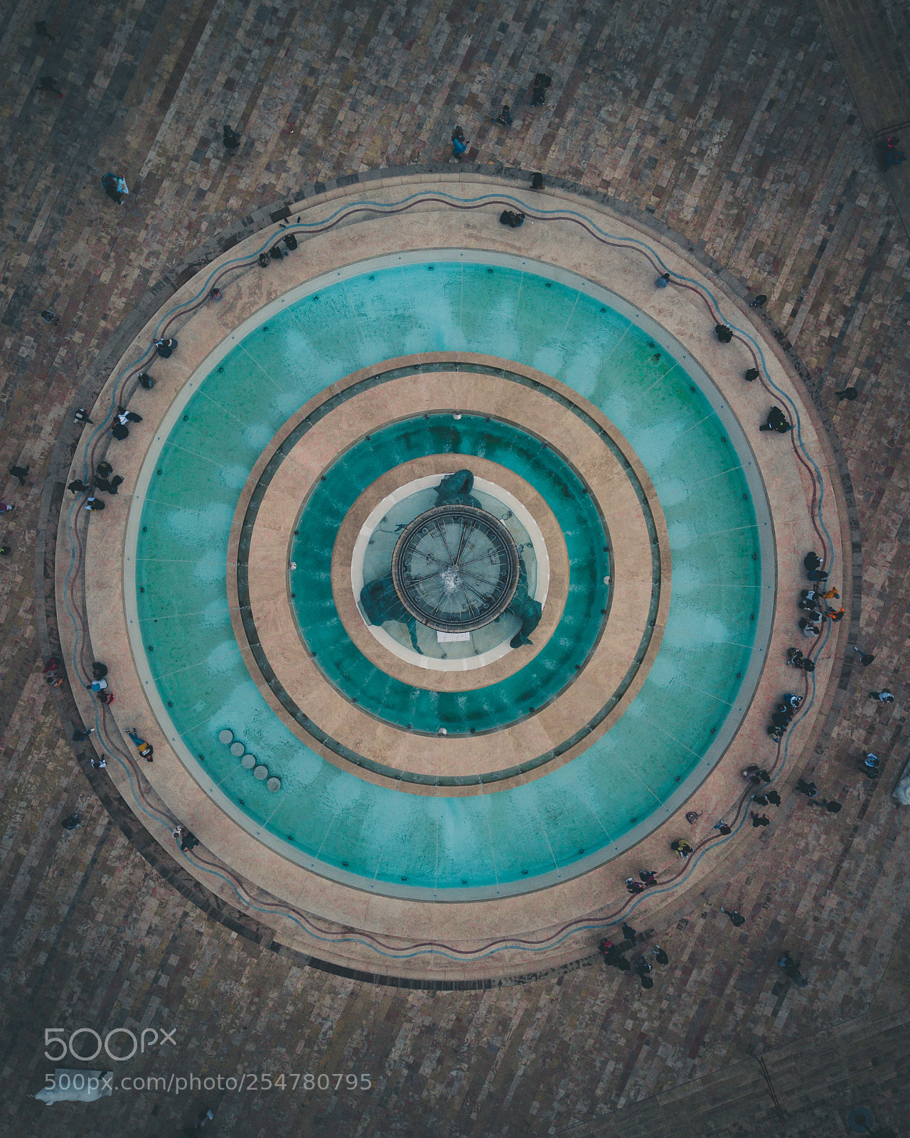 DJI FC220 sample photo. Tritoni fountain photography