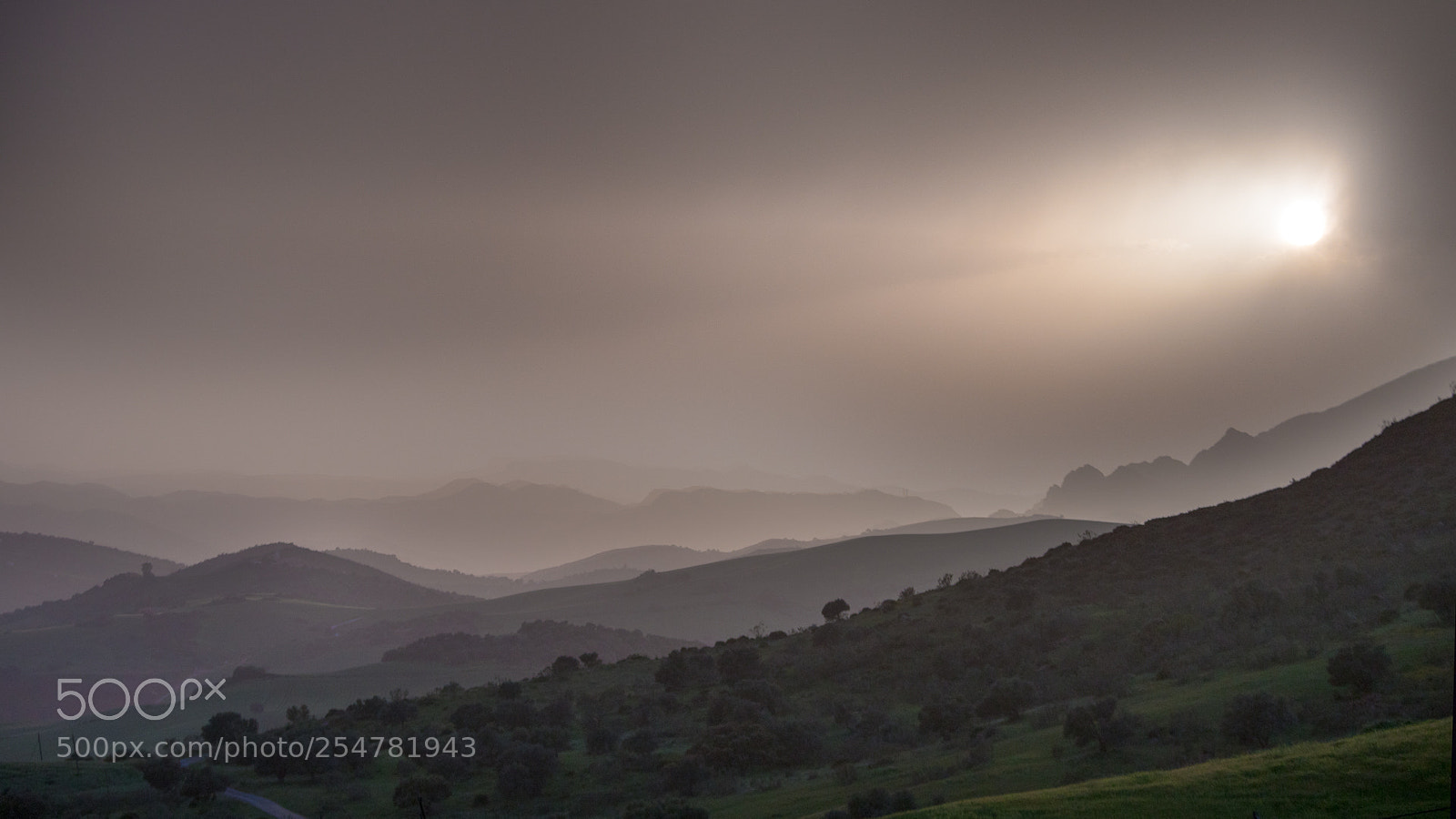 Canon EOS 6D Mark II sample photo. Sunset in andalousie photography