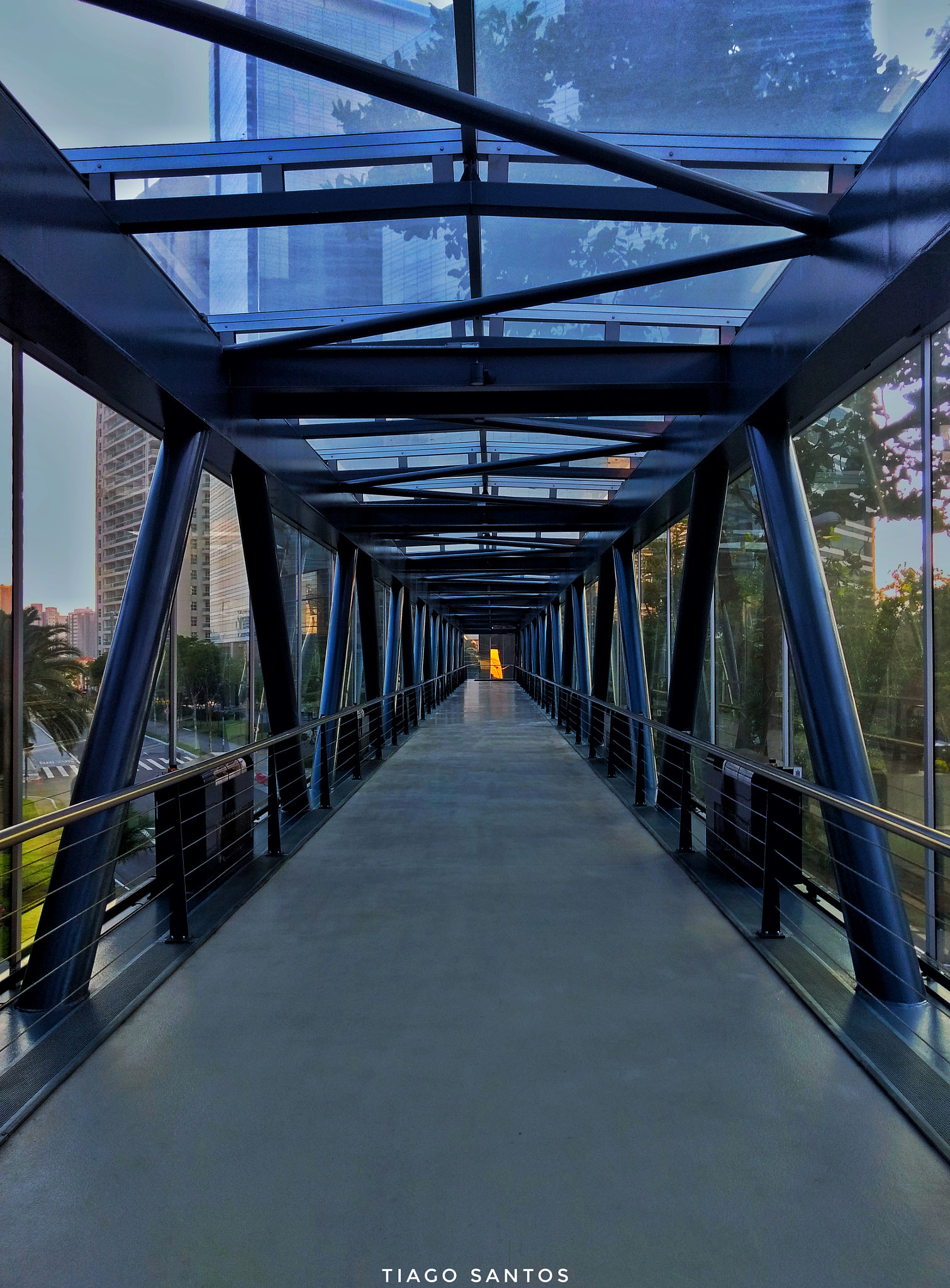 Motorola Moto Z Play sample photo. Footbridge photography