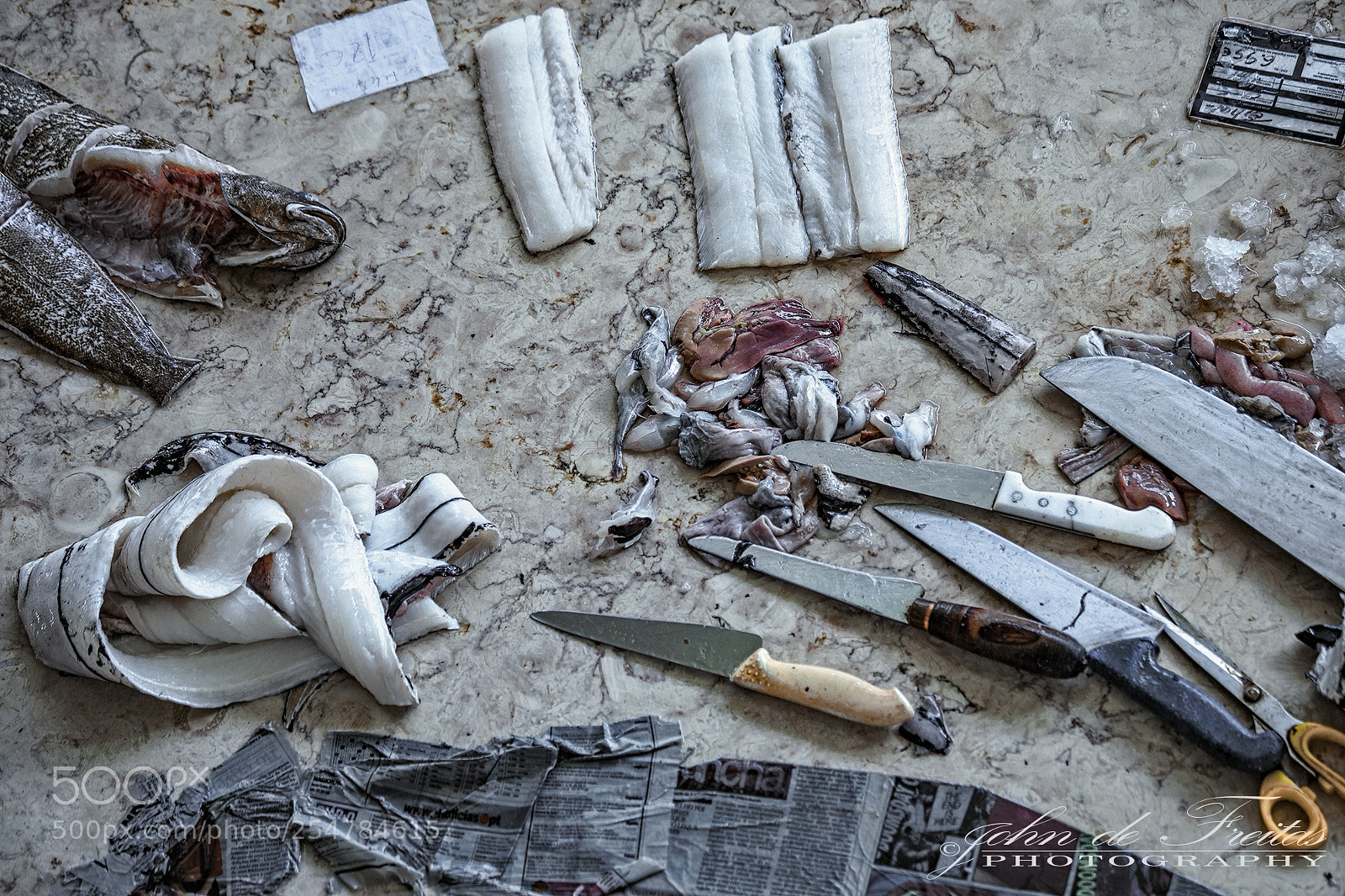 Canon EOS 5D Mark II sample photo. Filets of black scabbardfish photography