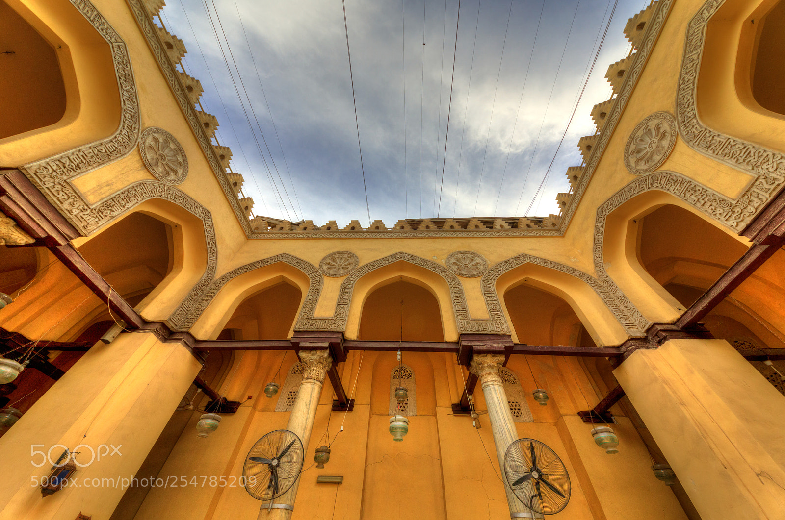 Canon EOS 5D Mark IV sample photo. Courtyard arches of al photography