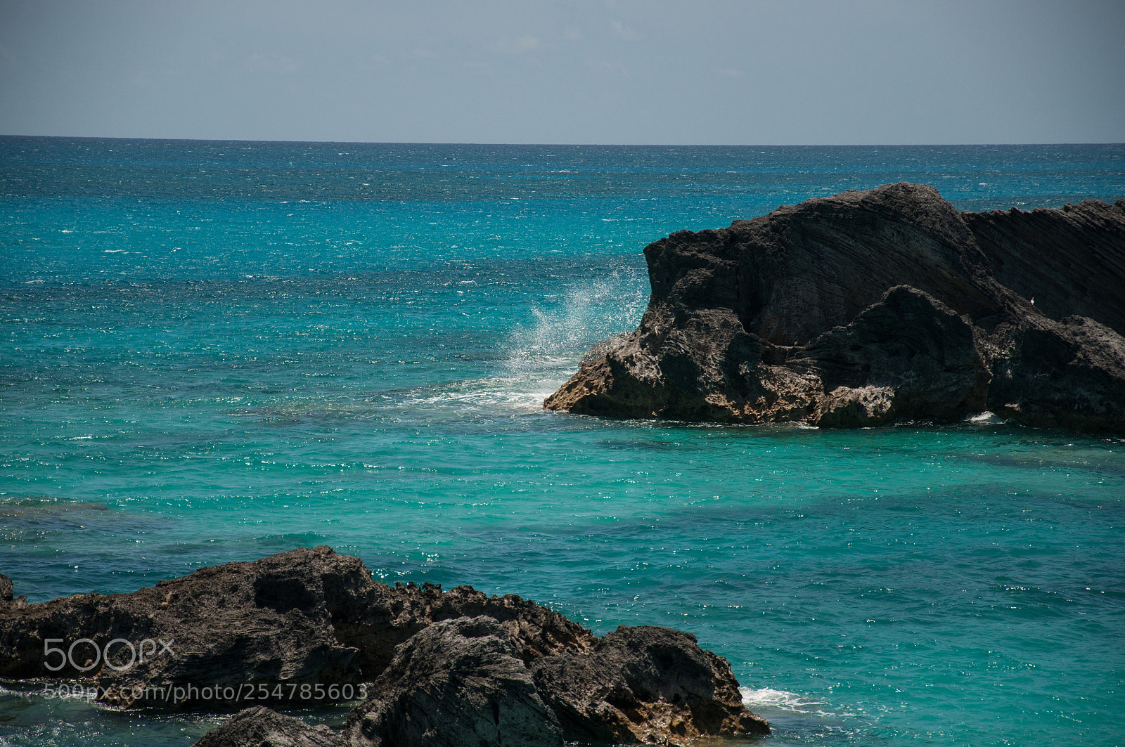 Nikon D90 sample photo. Bermuda blue waters photography