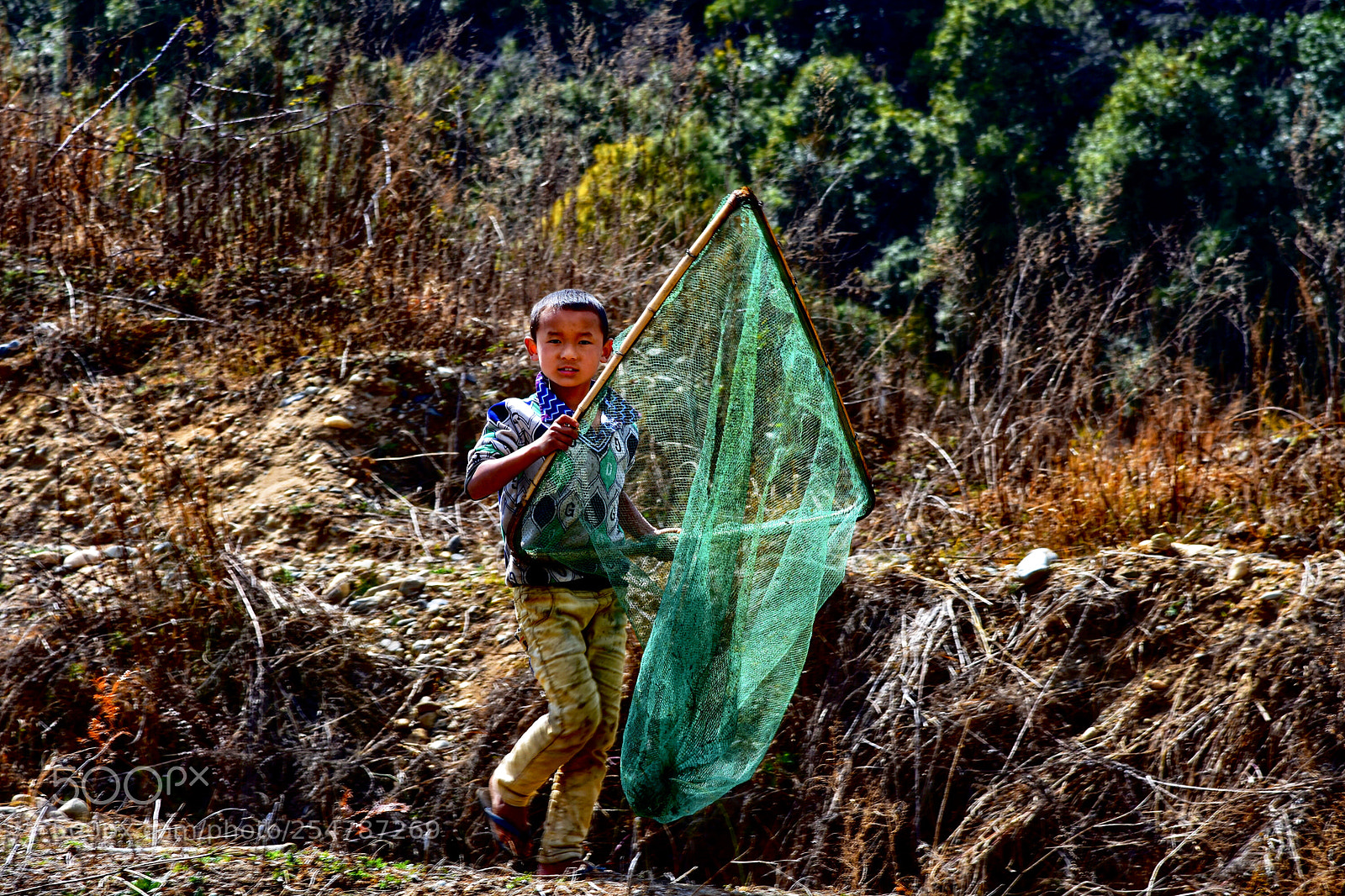 Nikon D7200 sample photo. Little boy fishing. photography