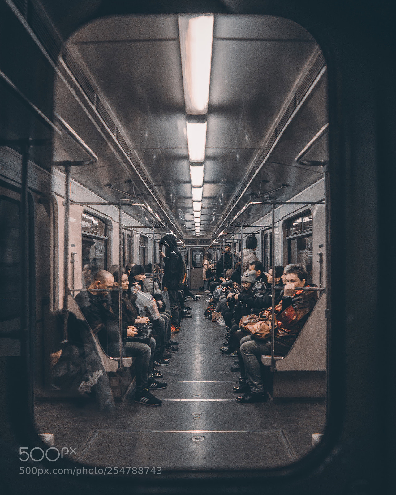 Sony a6500 sample photo. Moscow subway photography