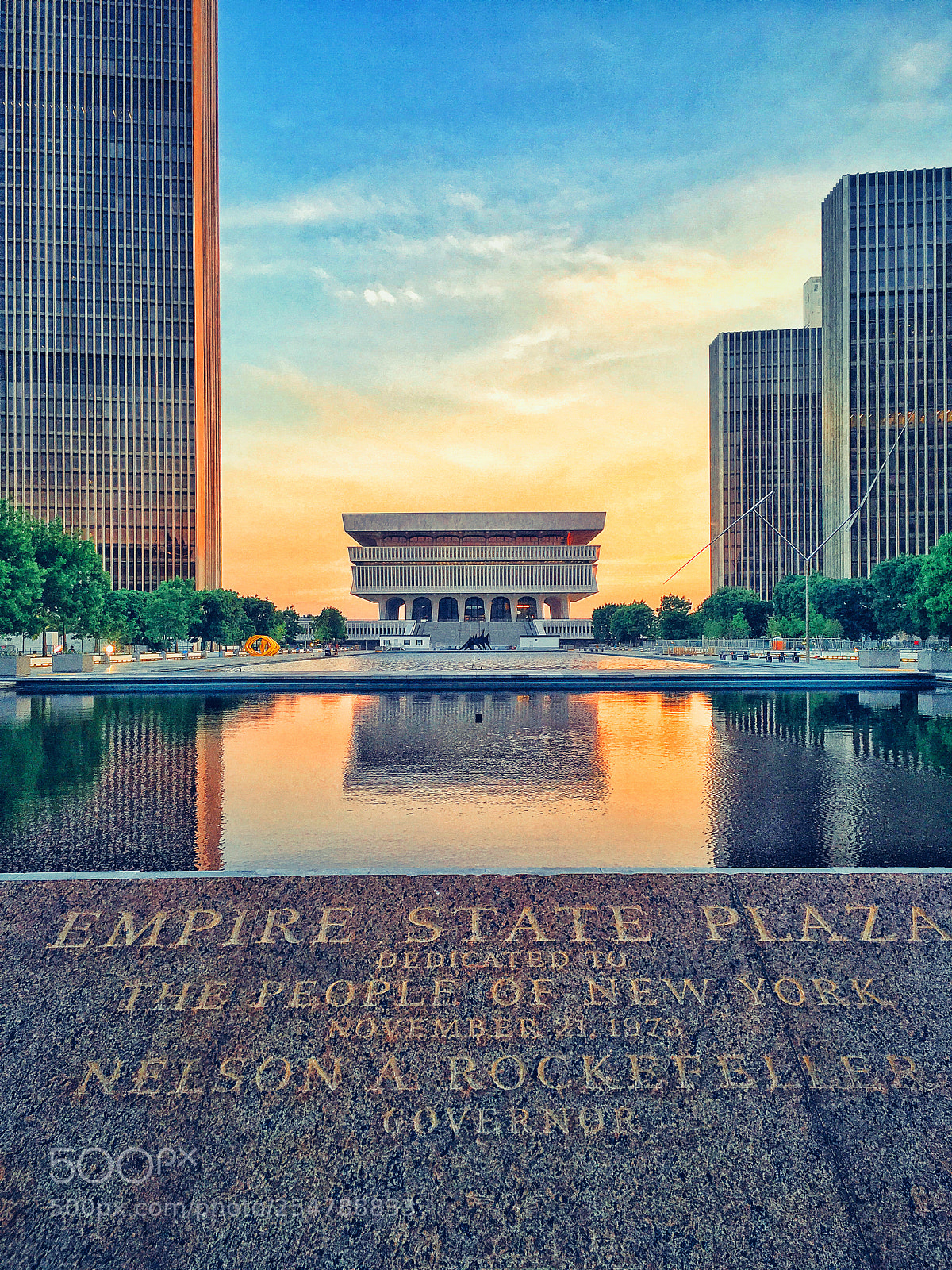 Apple iPhone 6s sample photo. Empire state plaza photography