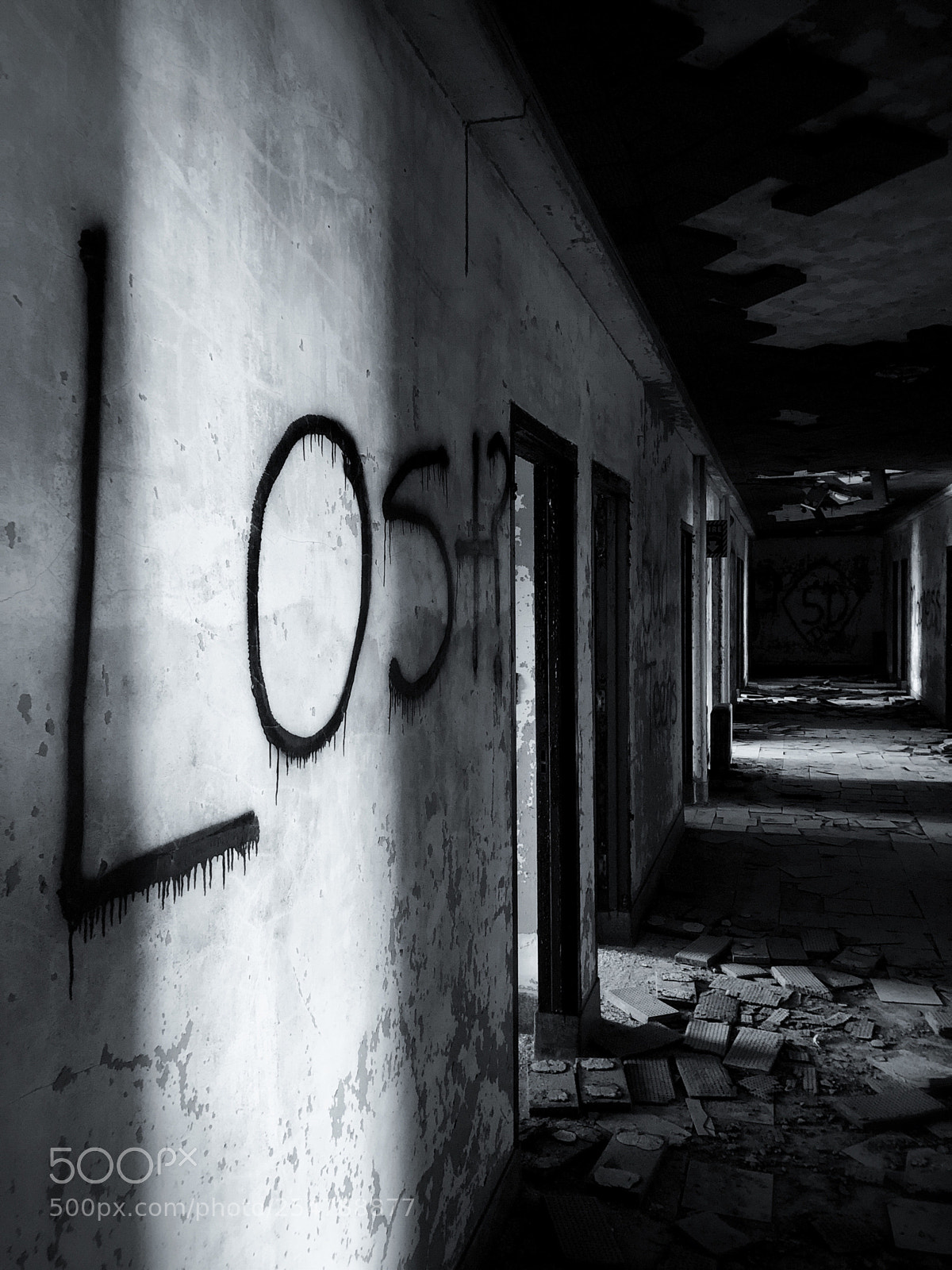 Apple iPhone 8 Plus sample photo. Abandoned asylum photography