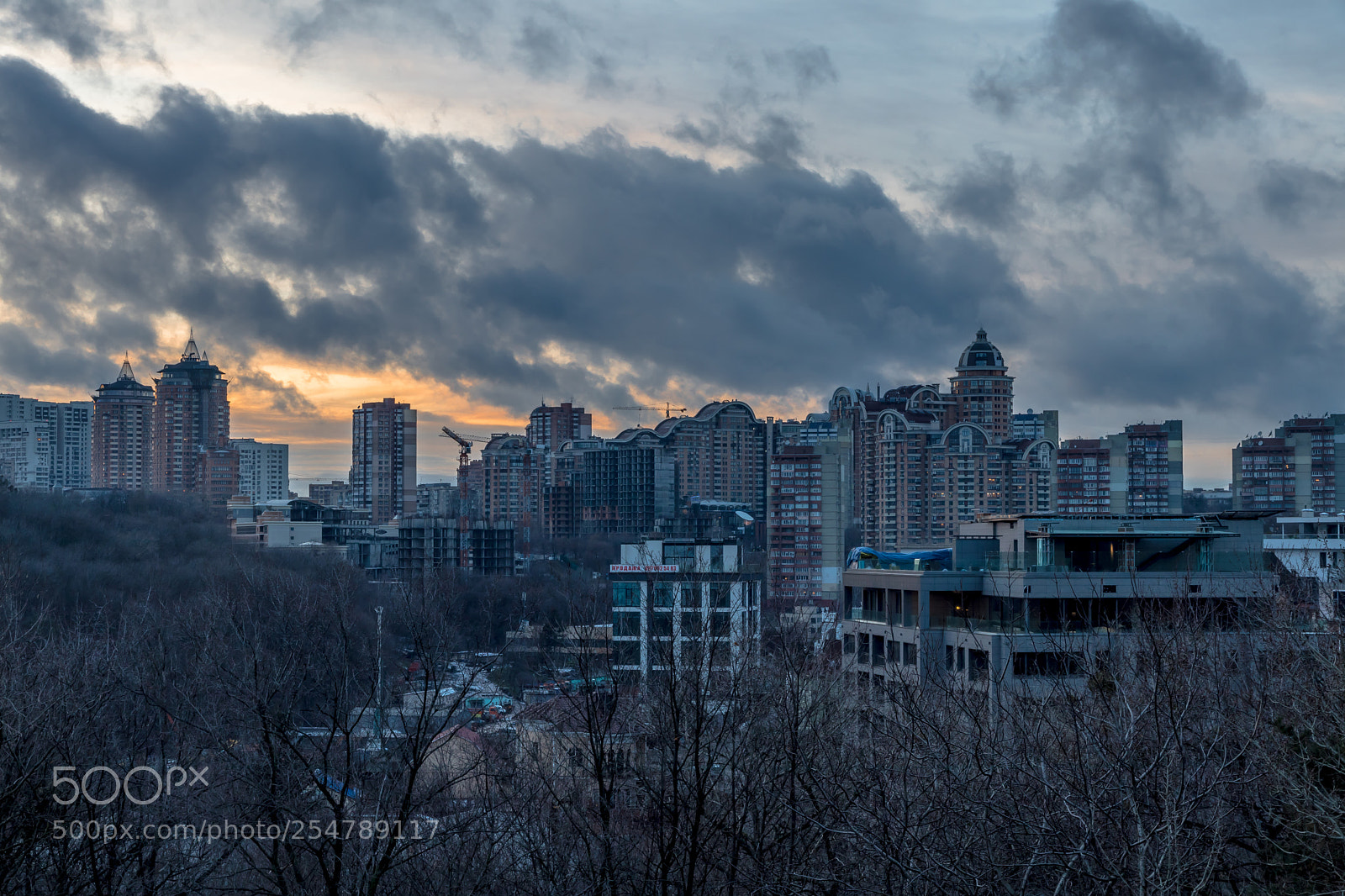Canon EOS 80D sample photo. Skyline of kiev photography