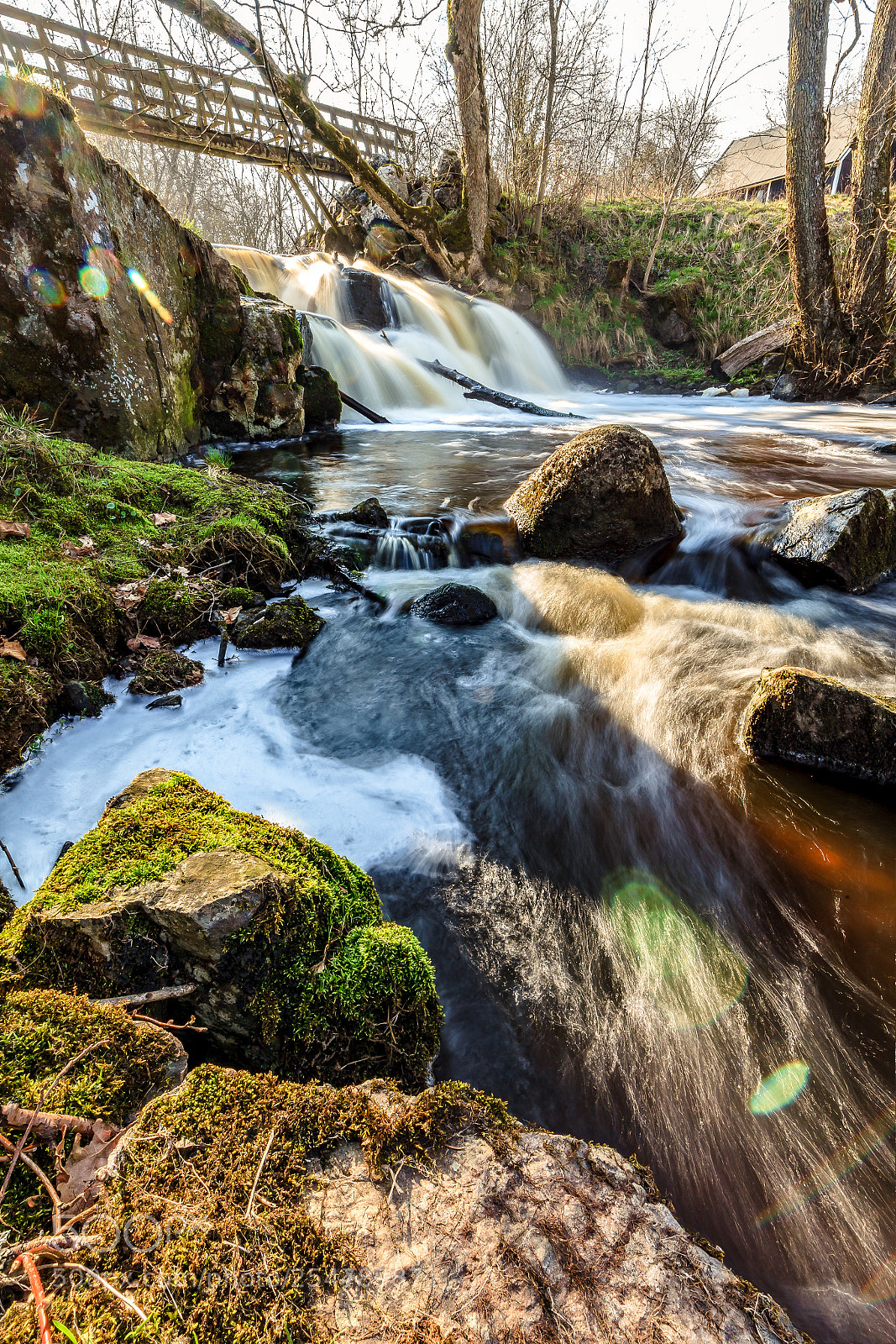 Canon EOS 5D Mark II sample photo. Small waterfall photography