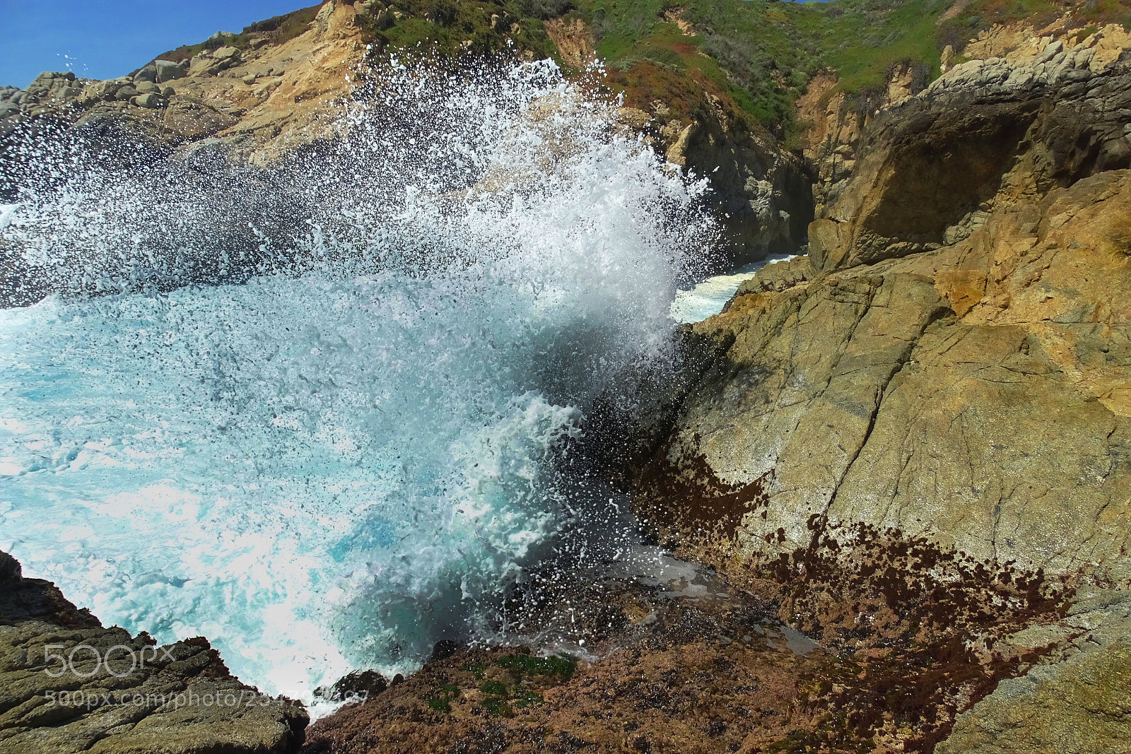 Sony Cyber-shot DSC-HX400V sample photo. Big sur wave photography