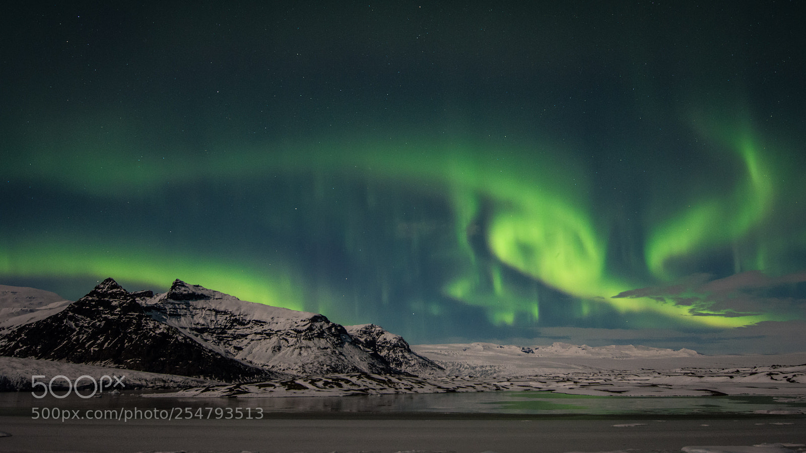 Nikon D7200 sample photo. Northern lights at jokulsarlon photography