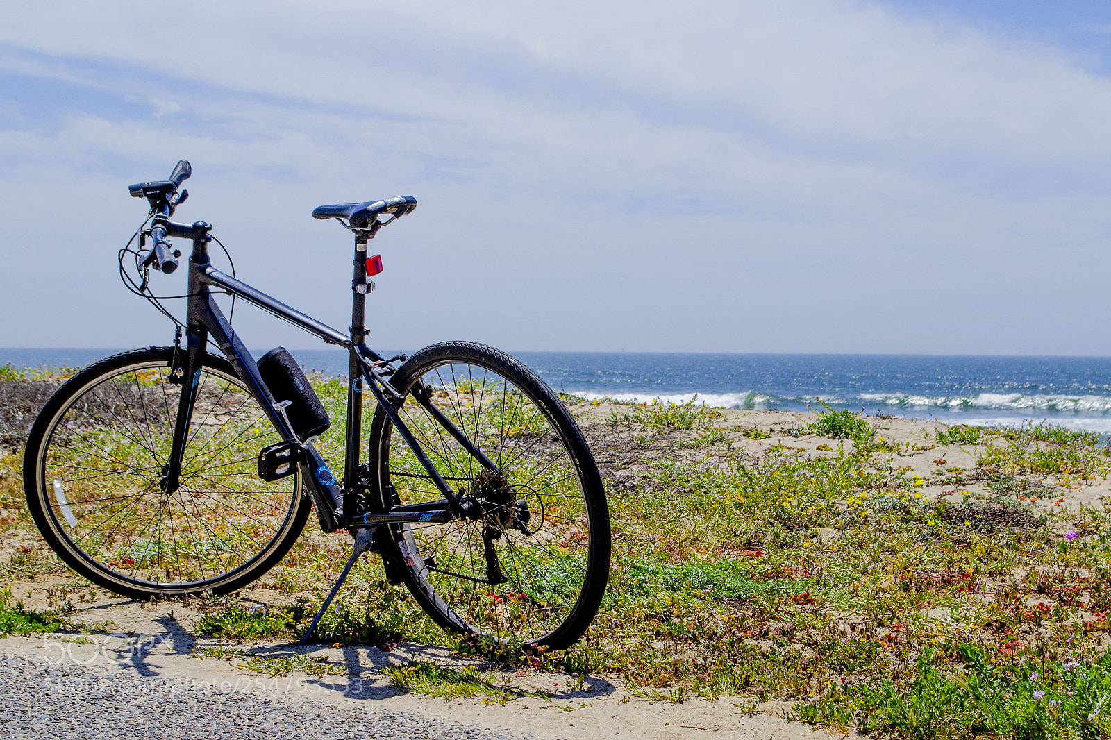 Nikon D3100 sample photo. Bike path photography