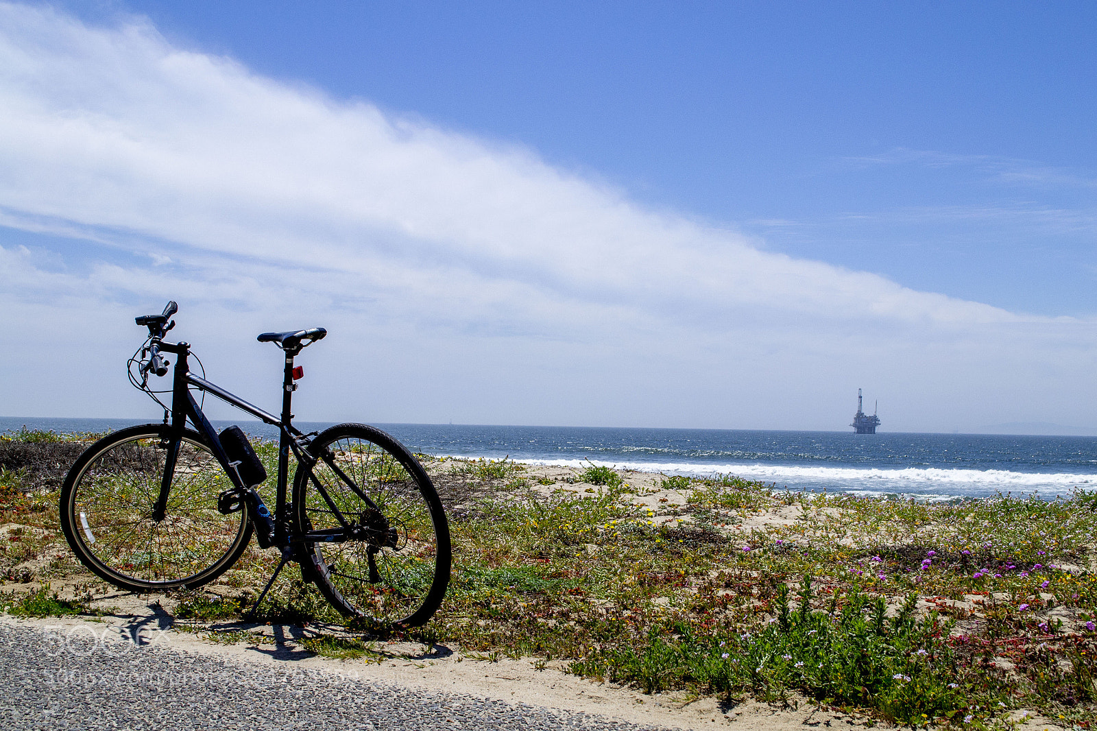 Nikon D3100 sample photo. Bike path photography