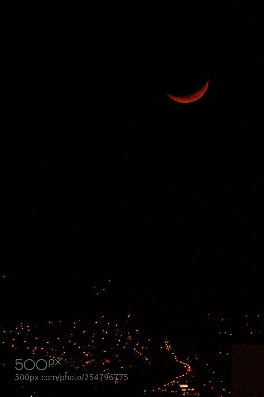 Nikon D5300 sample photo. Moonset photography