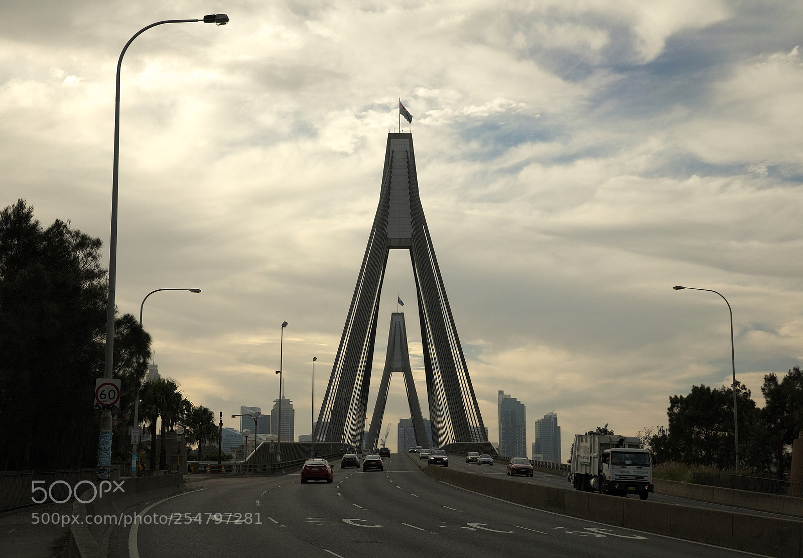 Canon EF 24-70mm F2.8L II USM sample photo. Anzac bridge arches photography