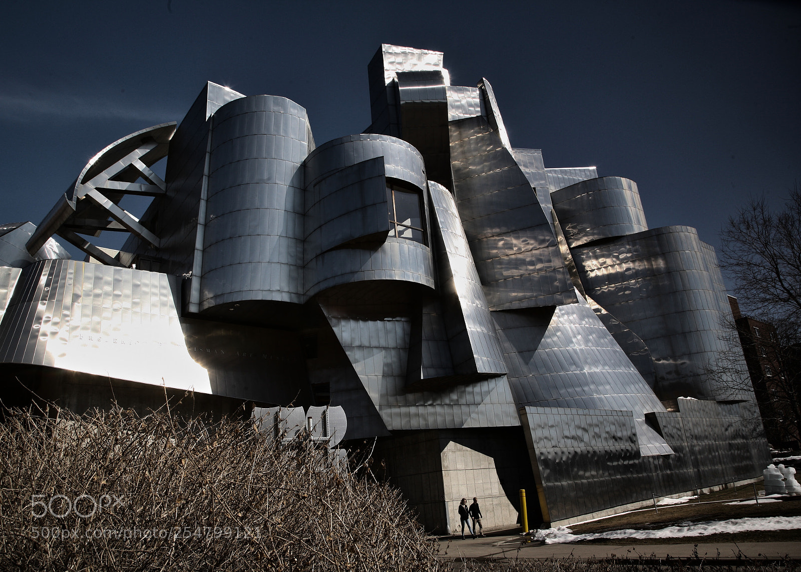 Canon EOS 5D sample photo. Weisman art museum photography