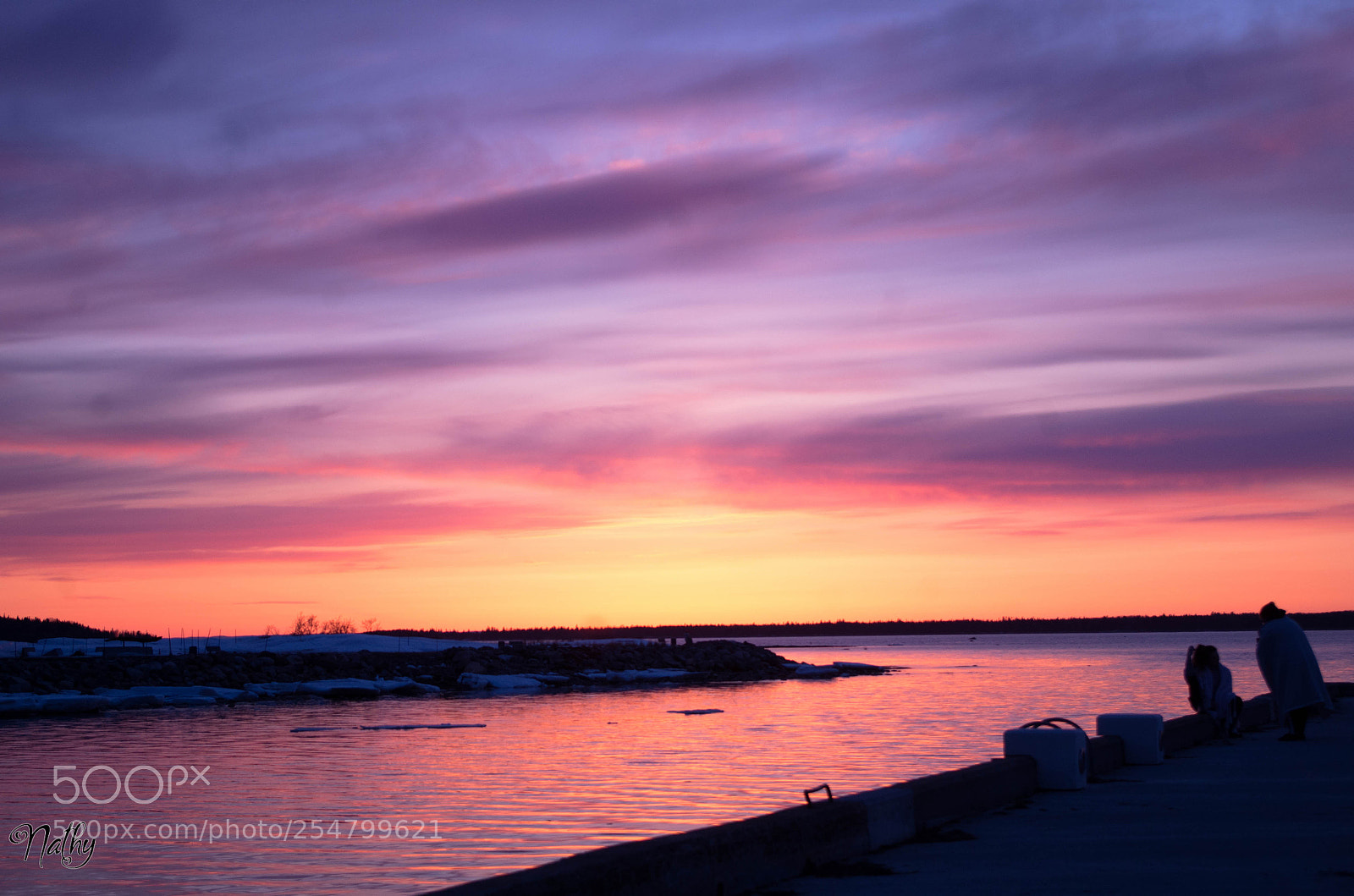 Pentax K-30 sample photo. Purple sky photography