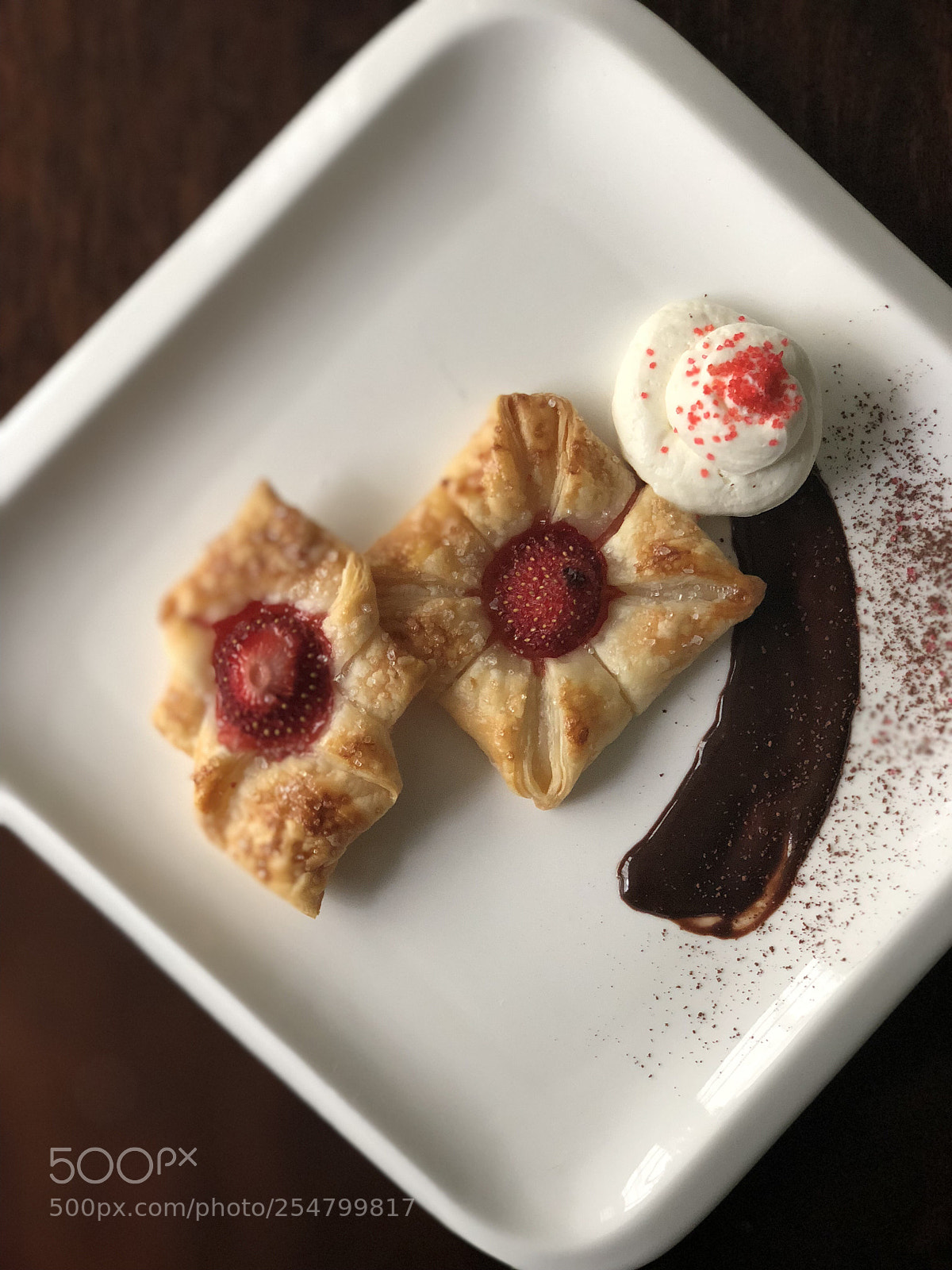 Apple iPhone X sample photo. Danish pastry photography