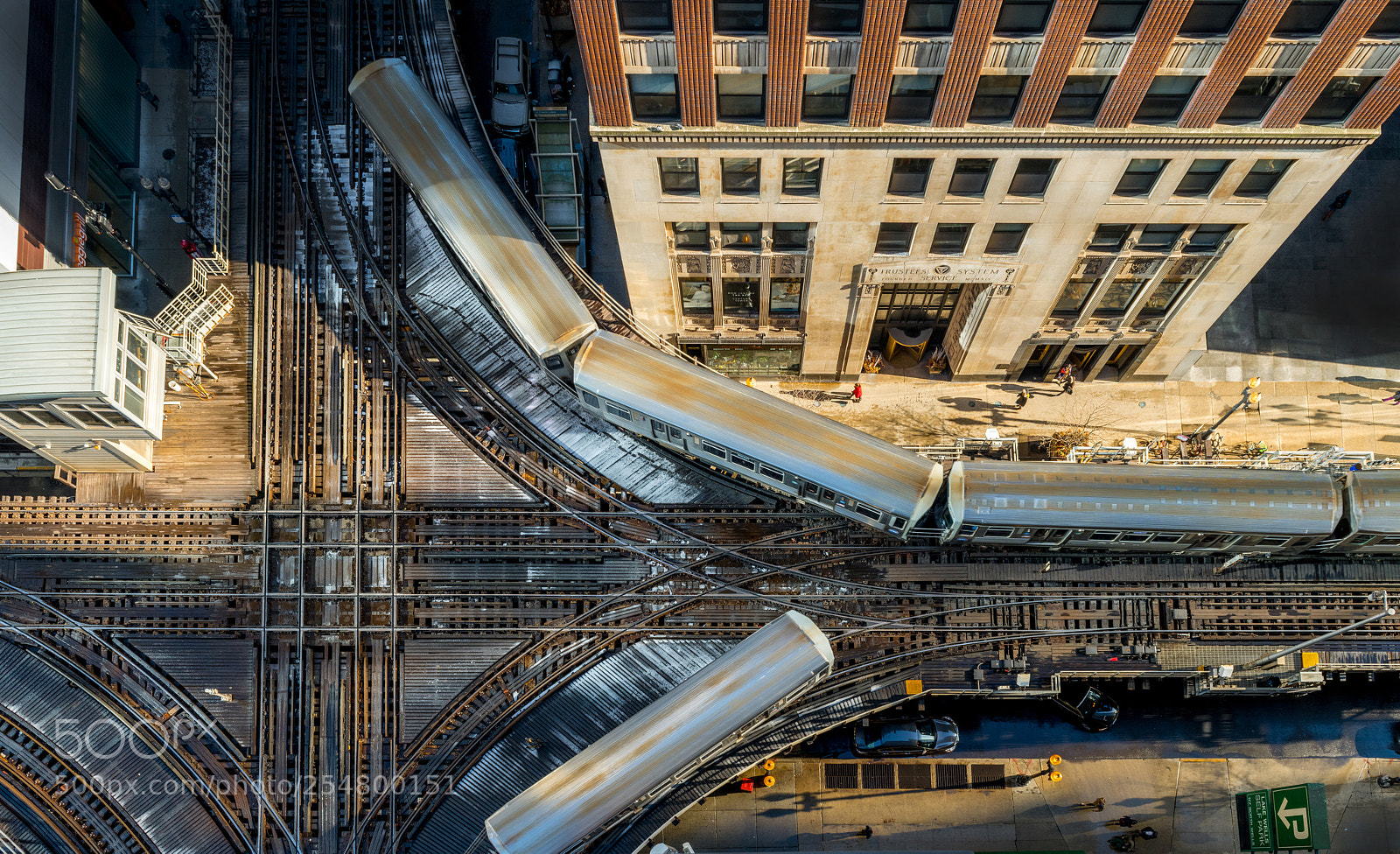 Nikon D850 sample photo. Chicago "l" intersection photography