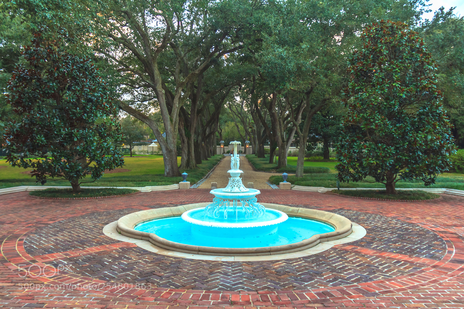 Canon EOS 60D sample photo. Longue vue front fountain photography